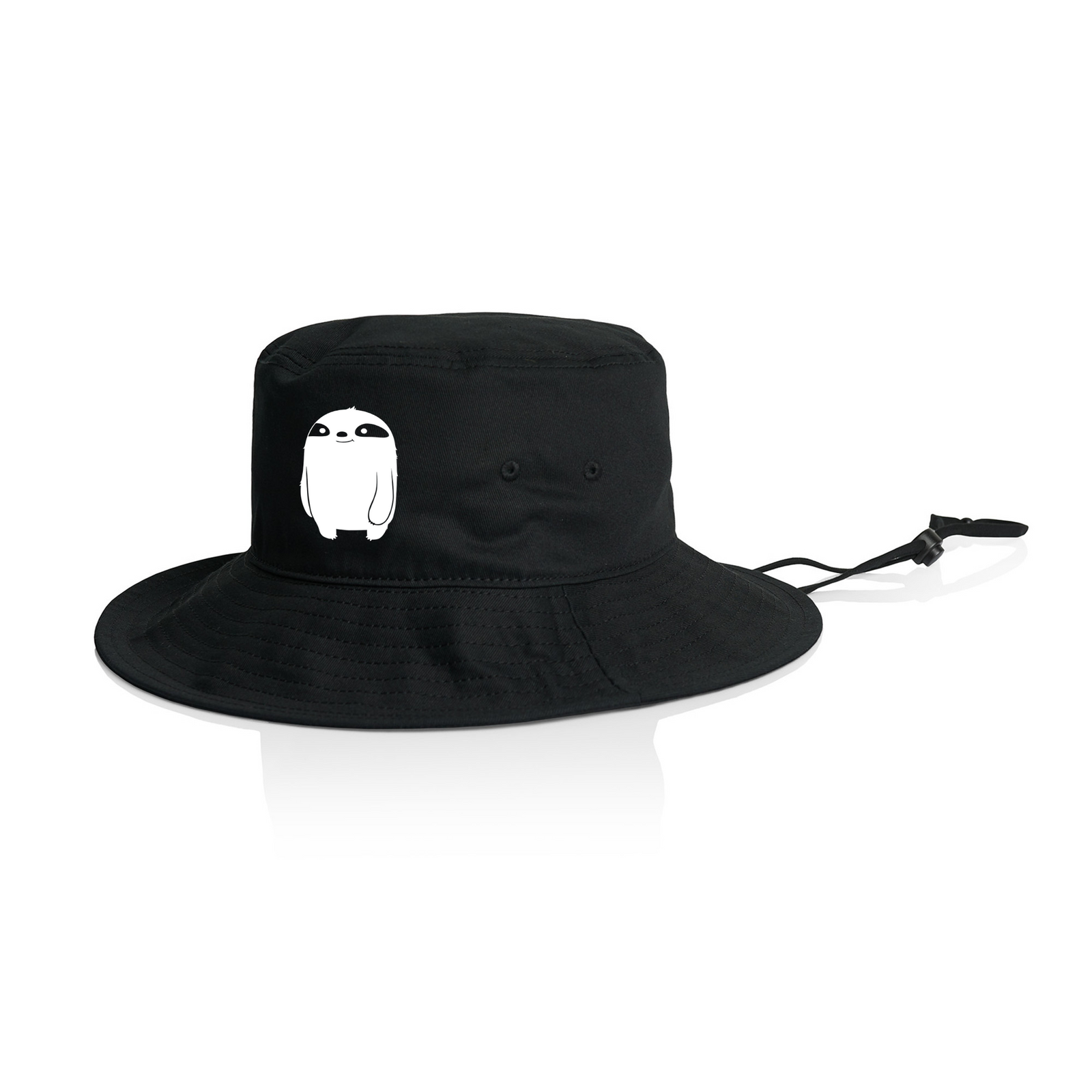 Black hat with Travis Sun Hat graphic by Lonely Kids Club