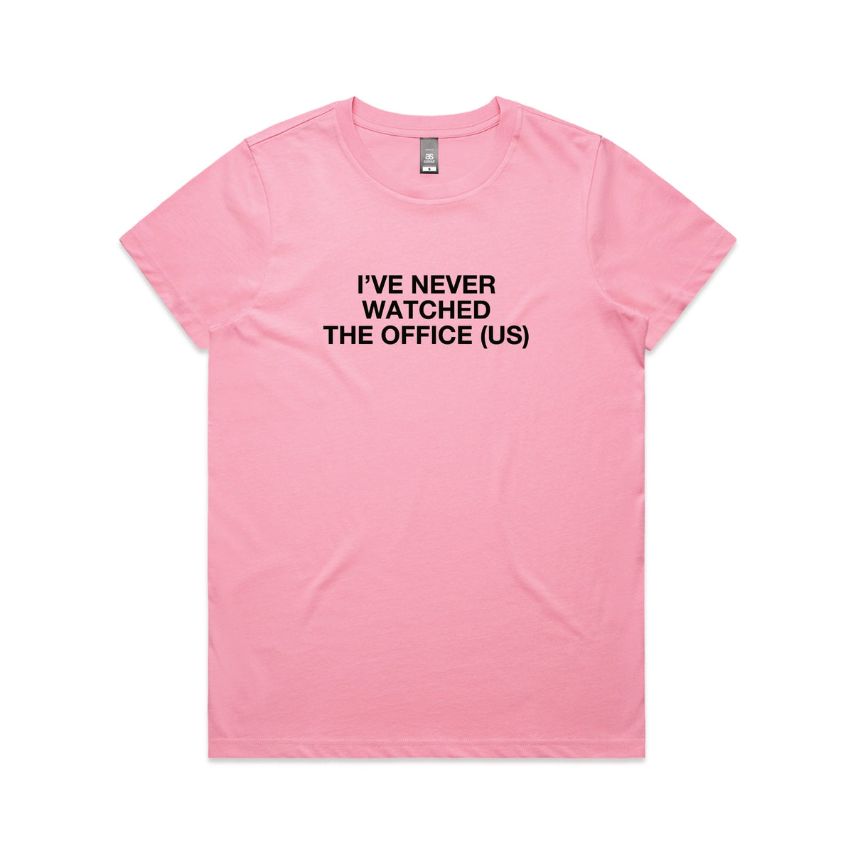 Bubblegum Maple fitted t-shirt with The Office (US) TV design from Lonely Kids Club