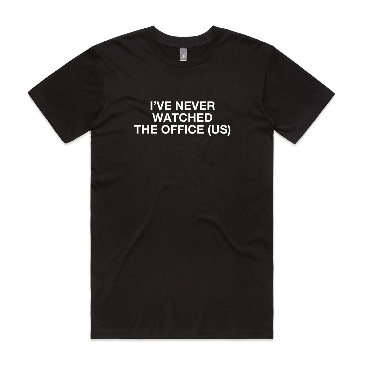 Black t-shirt with The Office (US) TV design from Lonely Kids Club