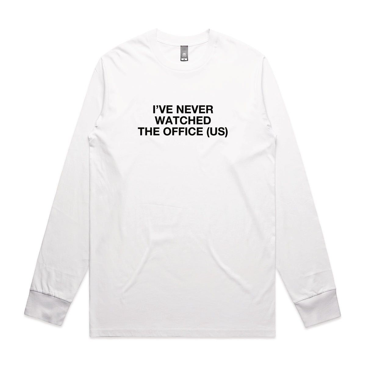 White long sleeve t-shirt with The Office (US) TV design from Lonely Kids Club