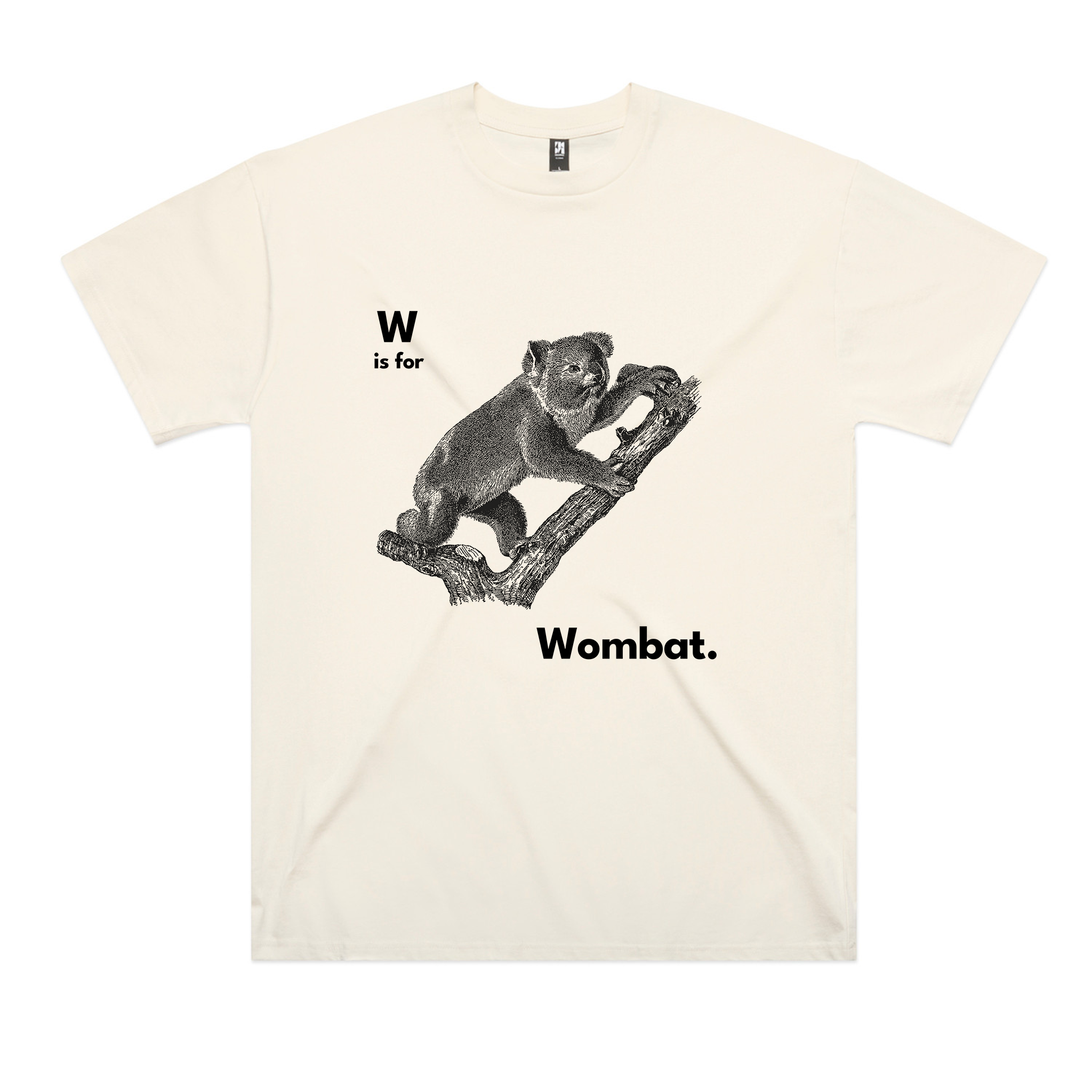 W Is For Wombat Oversized Tee