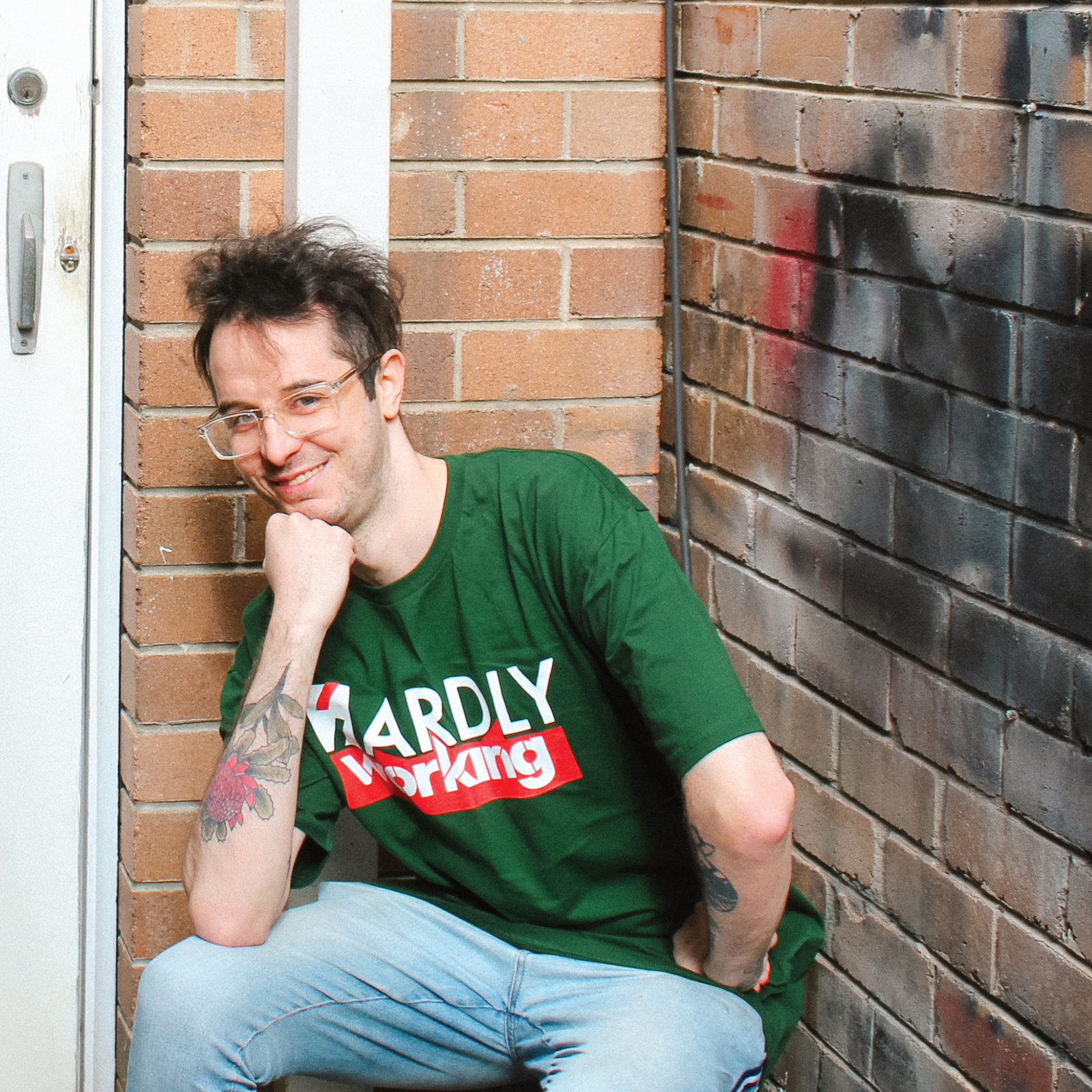 Hardly Working t-shirt by Lonely Kids Club