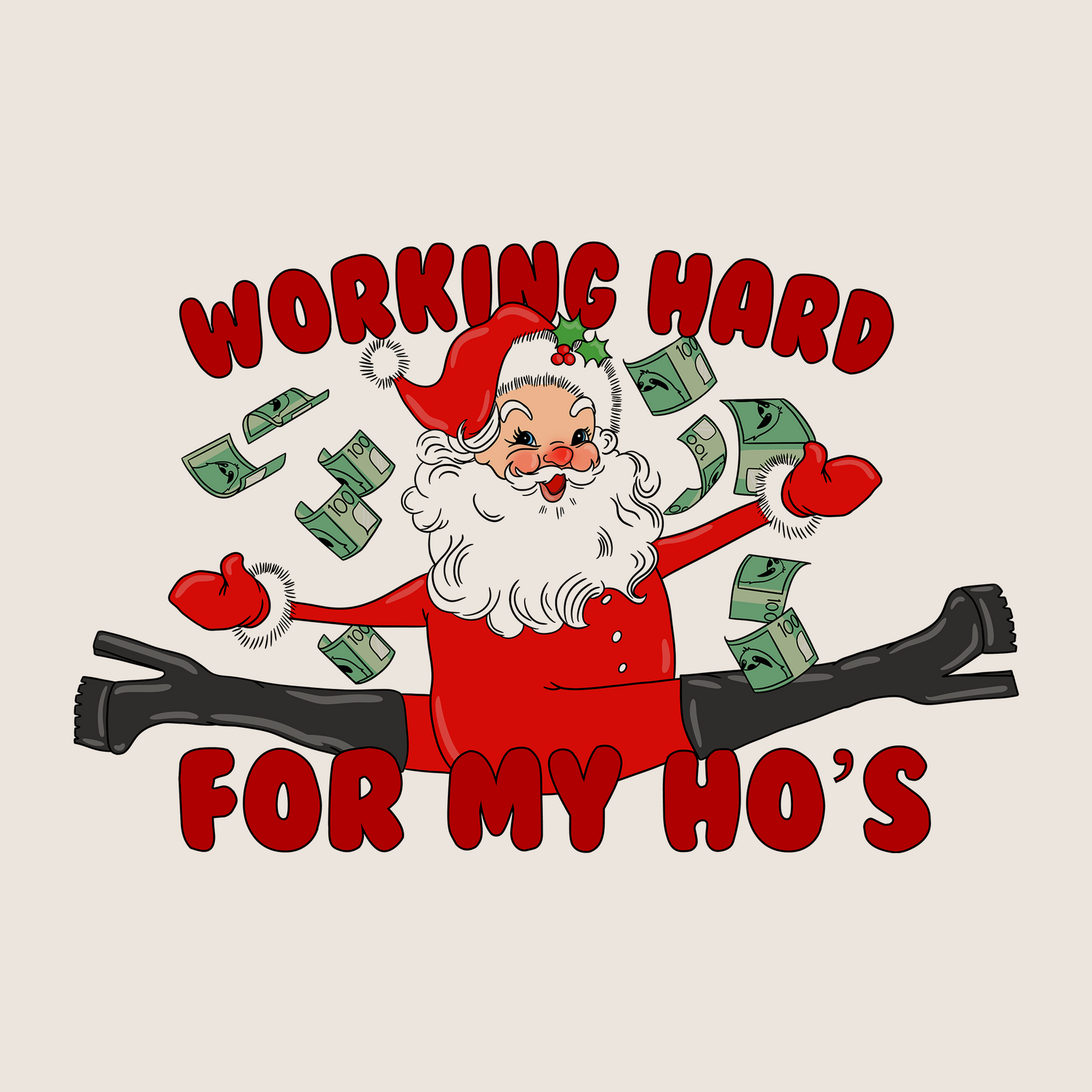 Working Hard For My Ho's Tote tote bag by Lonely Kids Club