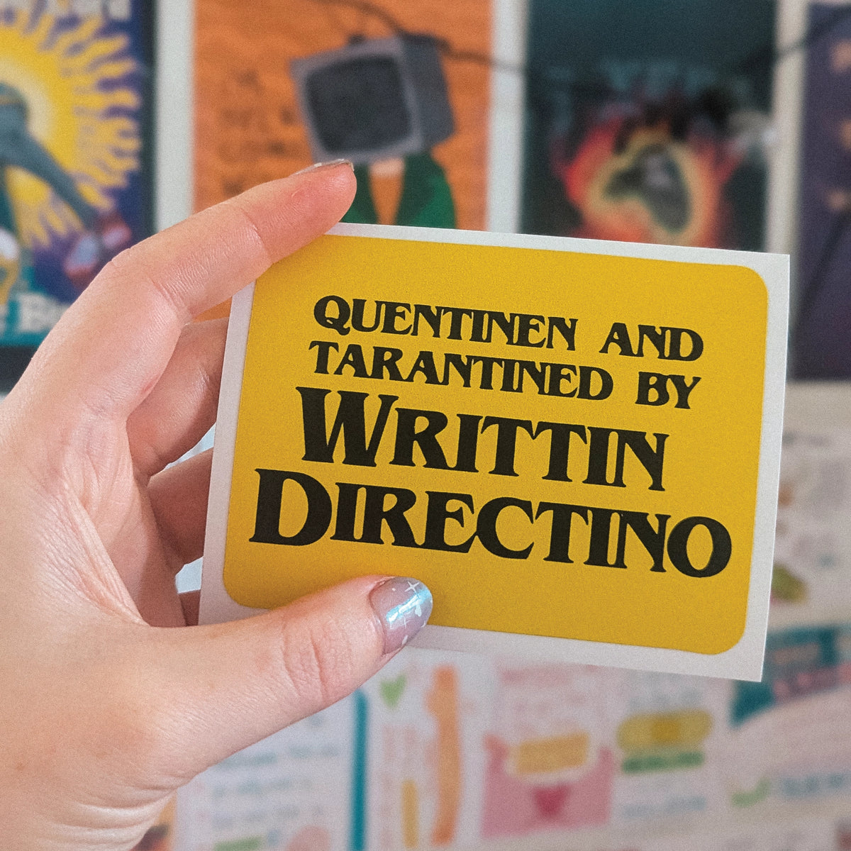 Writtin Directino Weatherproof Sticker sticker set by Lonely Kids Club
