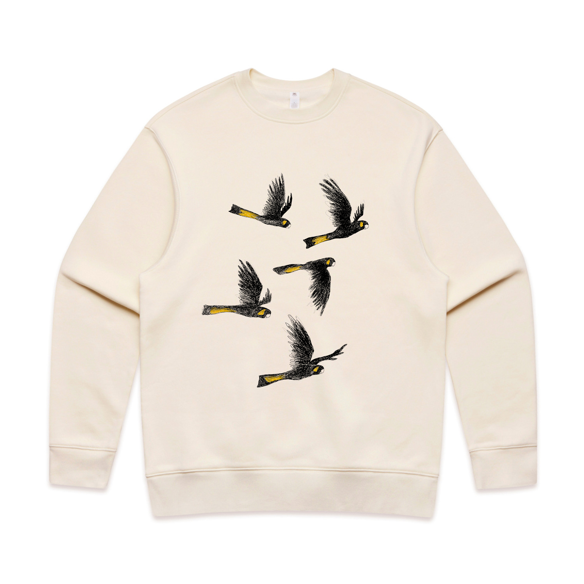 Yellow Tailed Black Cockatoos Jumper
