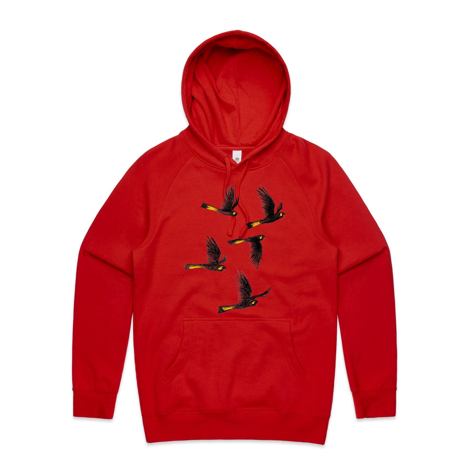 Yellow Tailed Black Cockatoos Hoodie