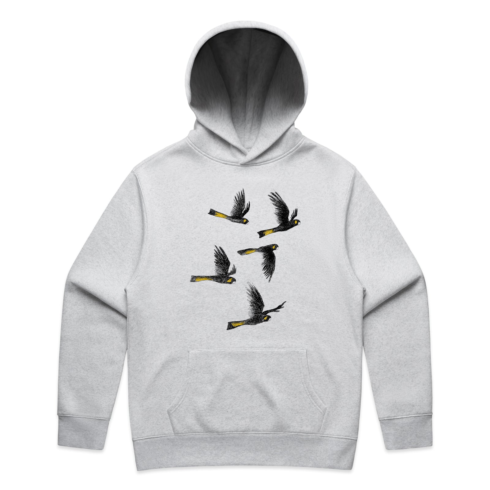 Yellow Tailed Black Cockatoos Hoodie