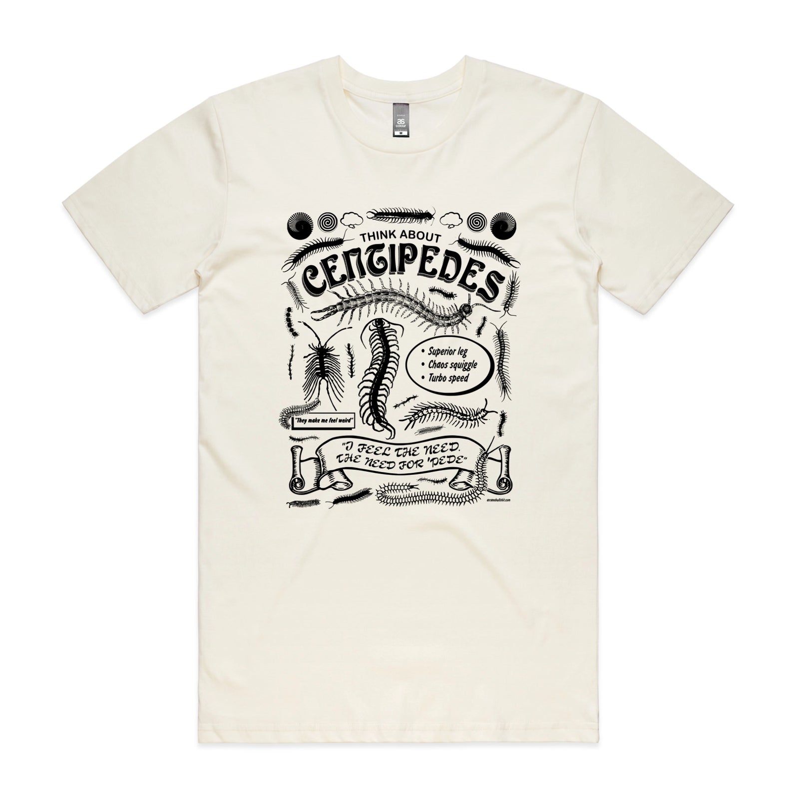 Think About Centipedes Tee