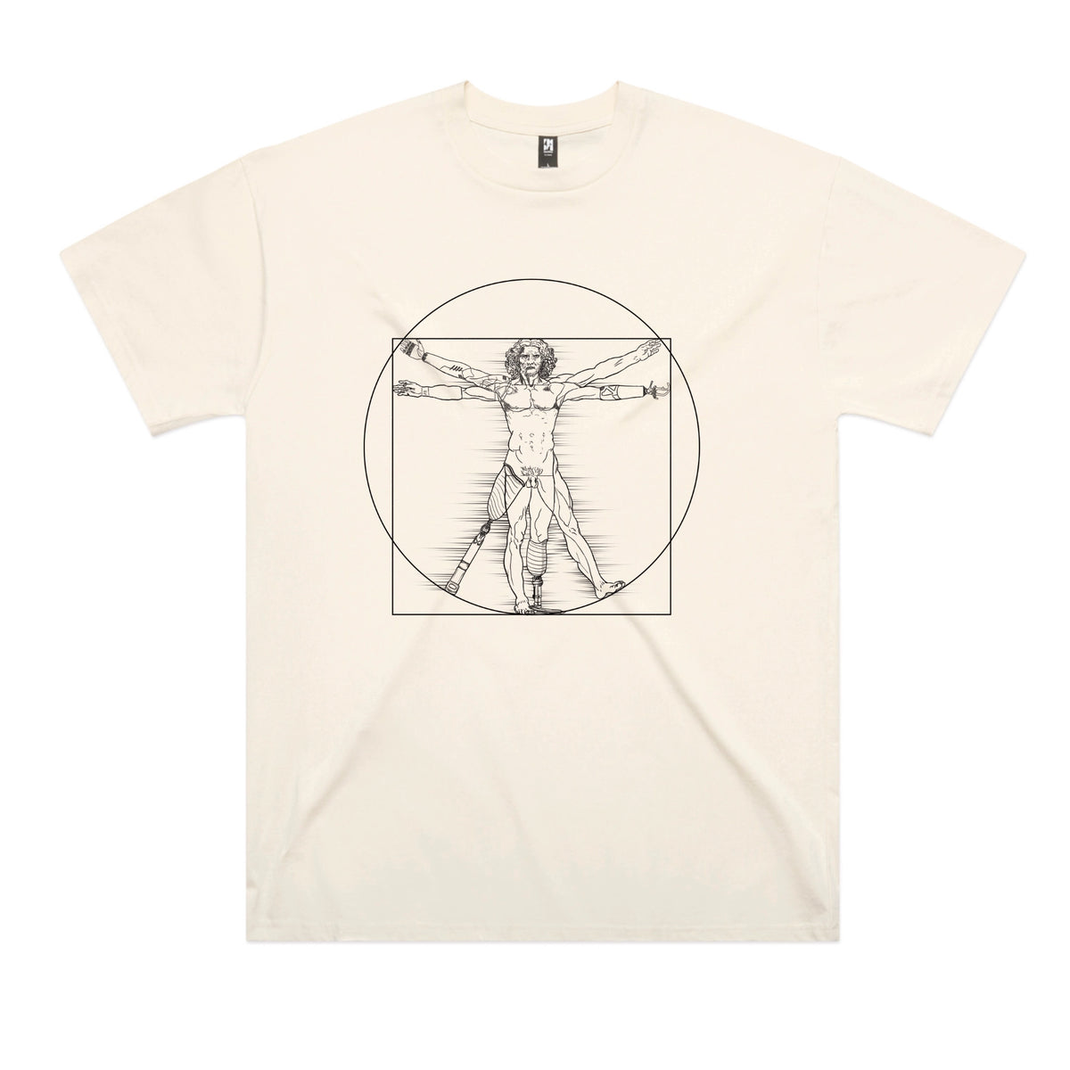 Ecru oversized t-shirt with I Deal Man graphic by Lonely Kids Club
