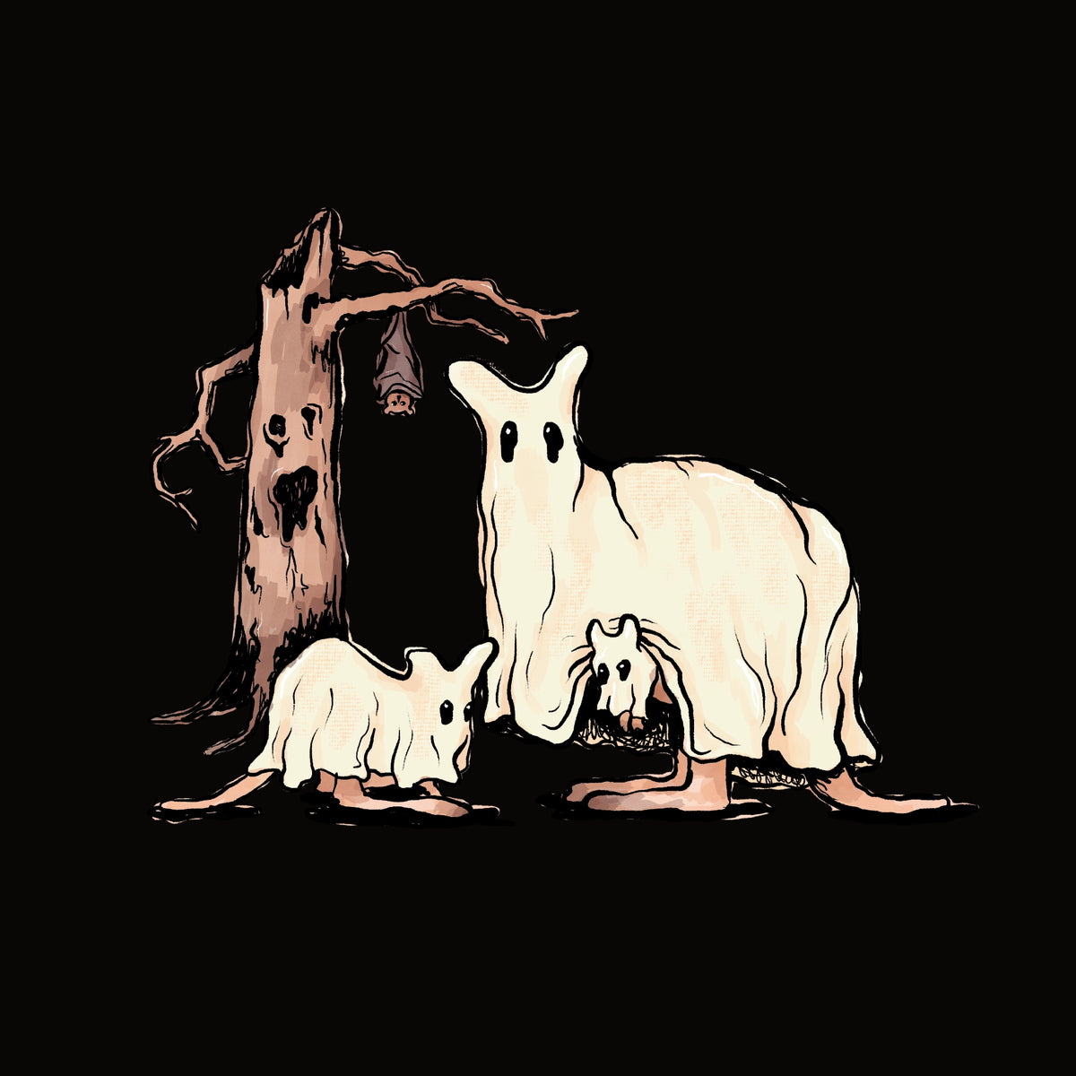 Ghostaroos t-shirt by Lonely Kids Club