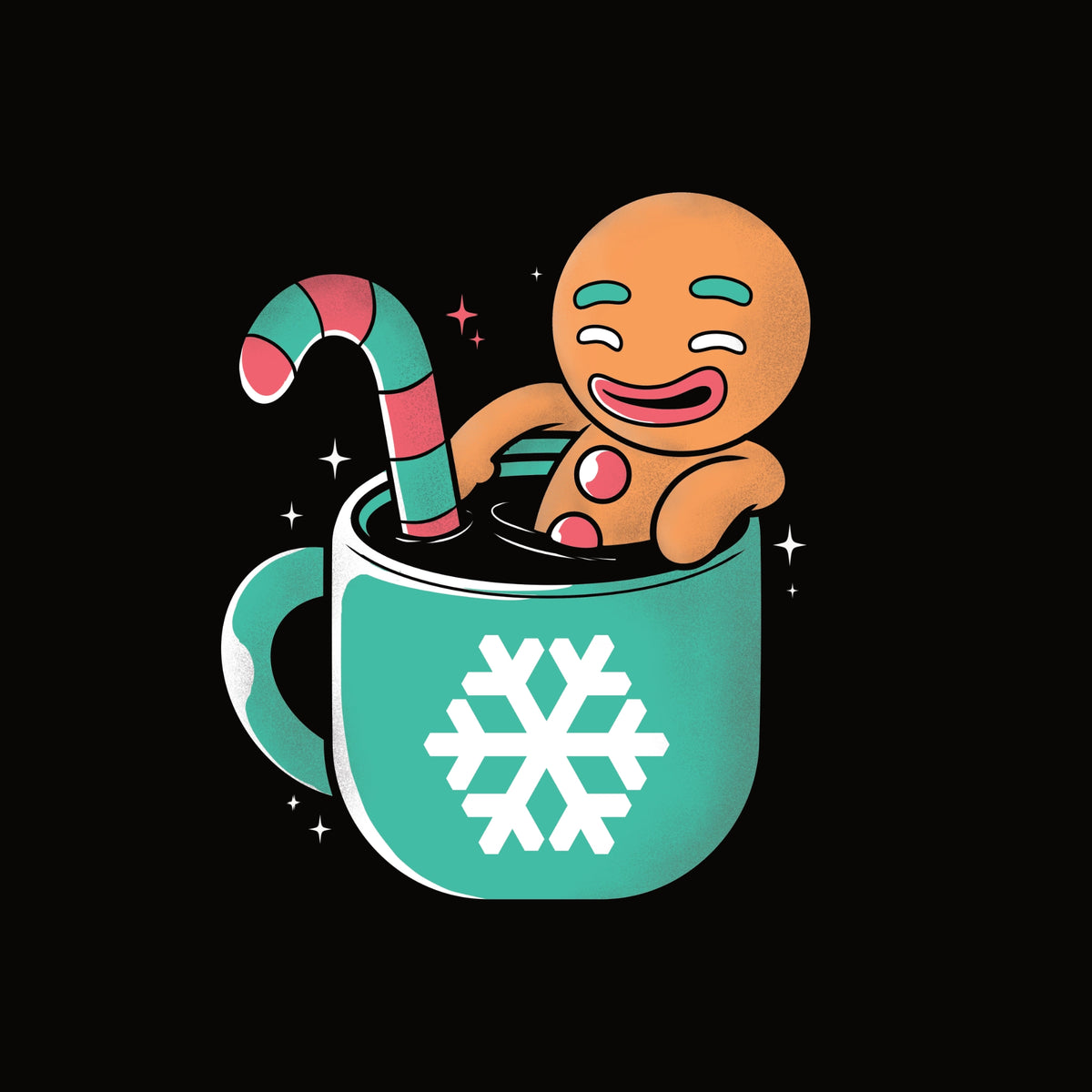 Gingerbread Cocoa t-shirt by Lonely Kids Club