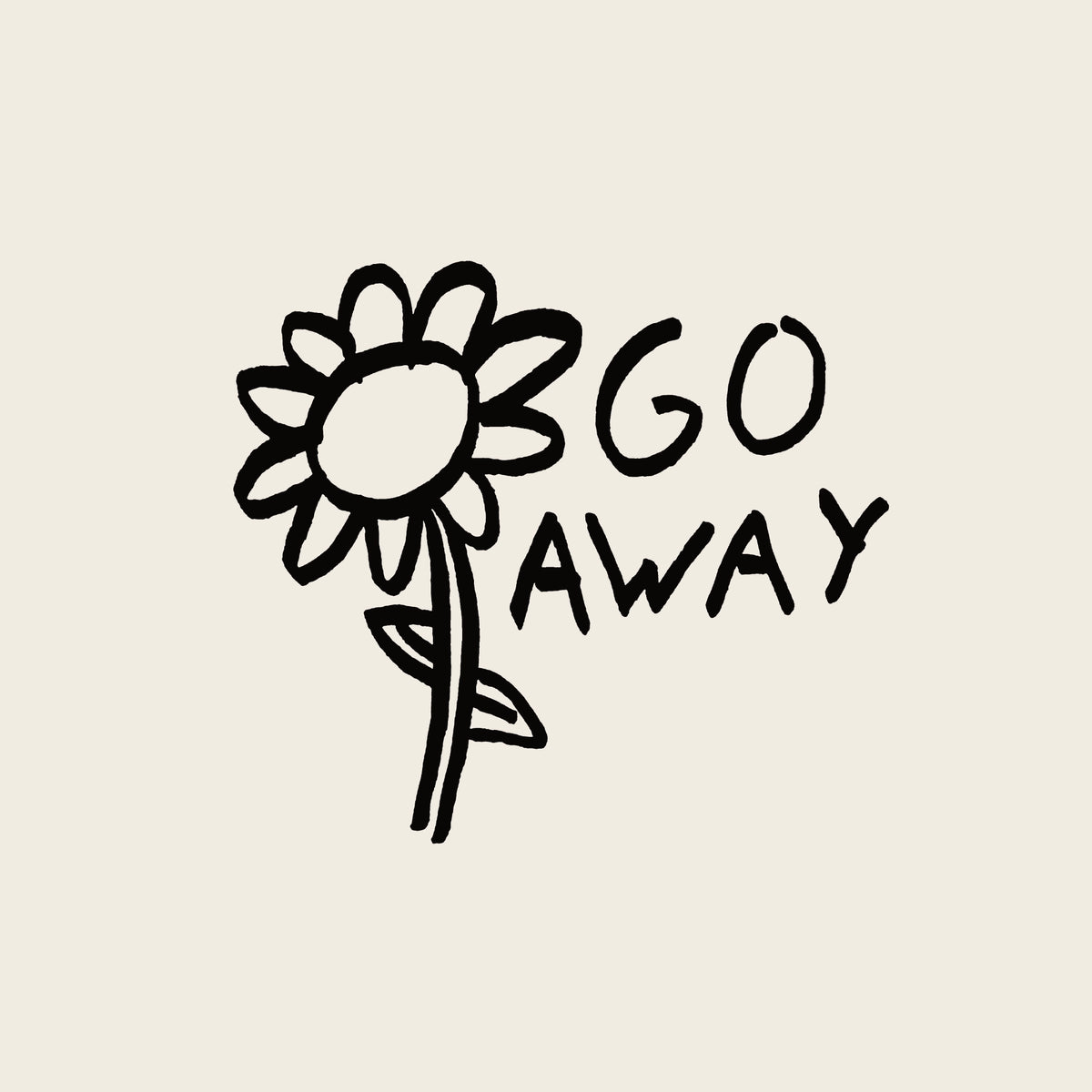Go Away Tote tote bag by Lonely Kids Club