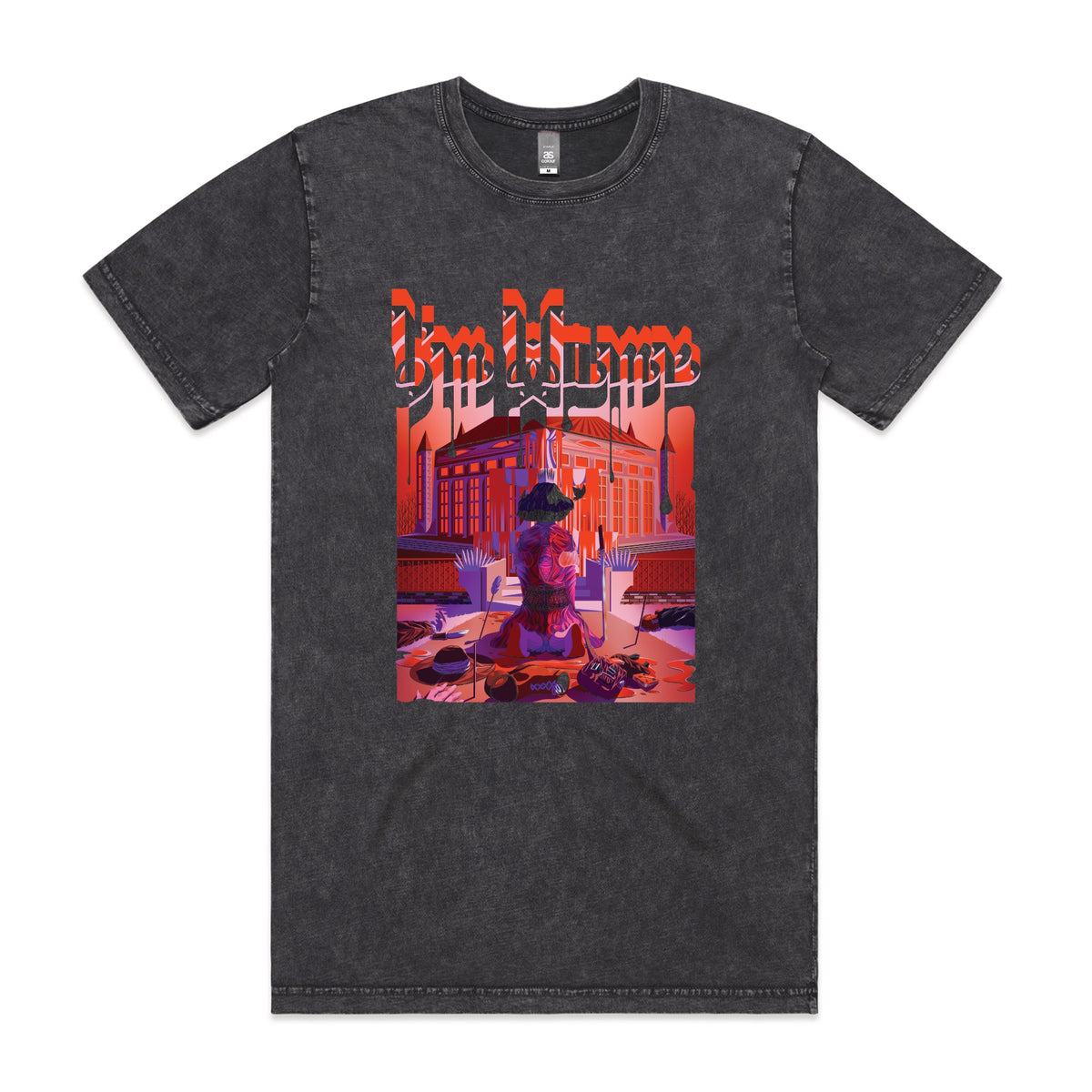 Acid Wash unisex t-shirt with I'm Home graphic by Lonely Kids Club