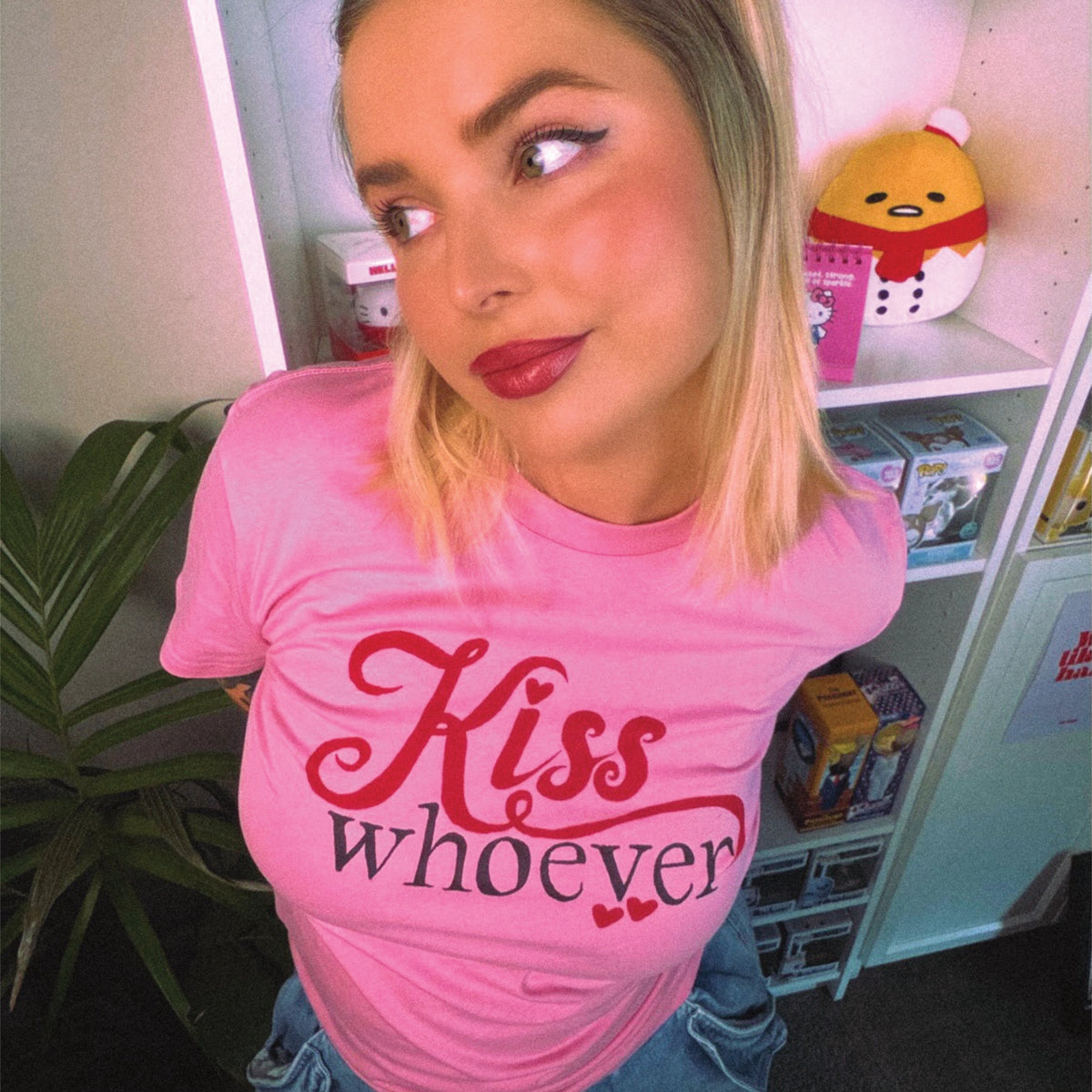 Kiss Whoever t-shirt by Lonely Kids Club