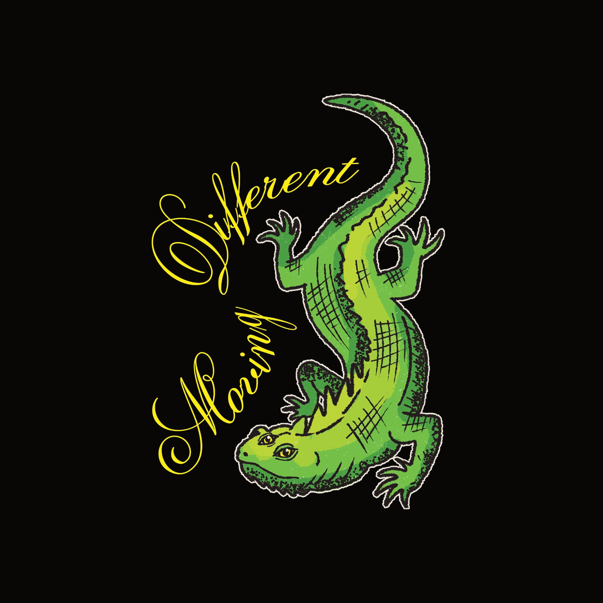 Moving Different Lizard t-shirt by Lonely Kids Club
