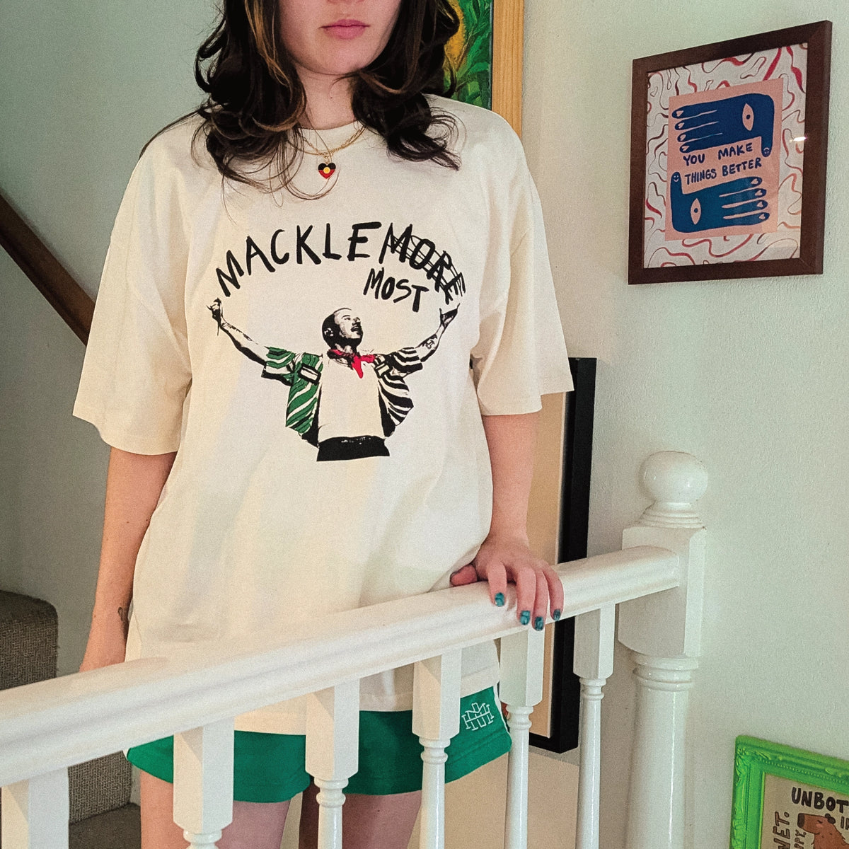 Macklemost Charity t-shirt by Lonely Kids Club