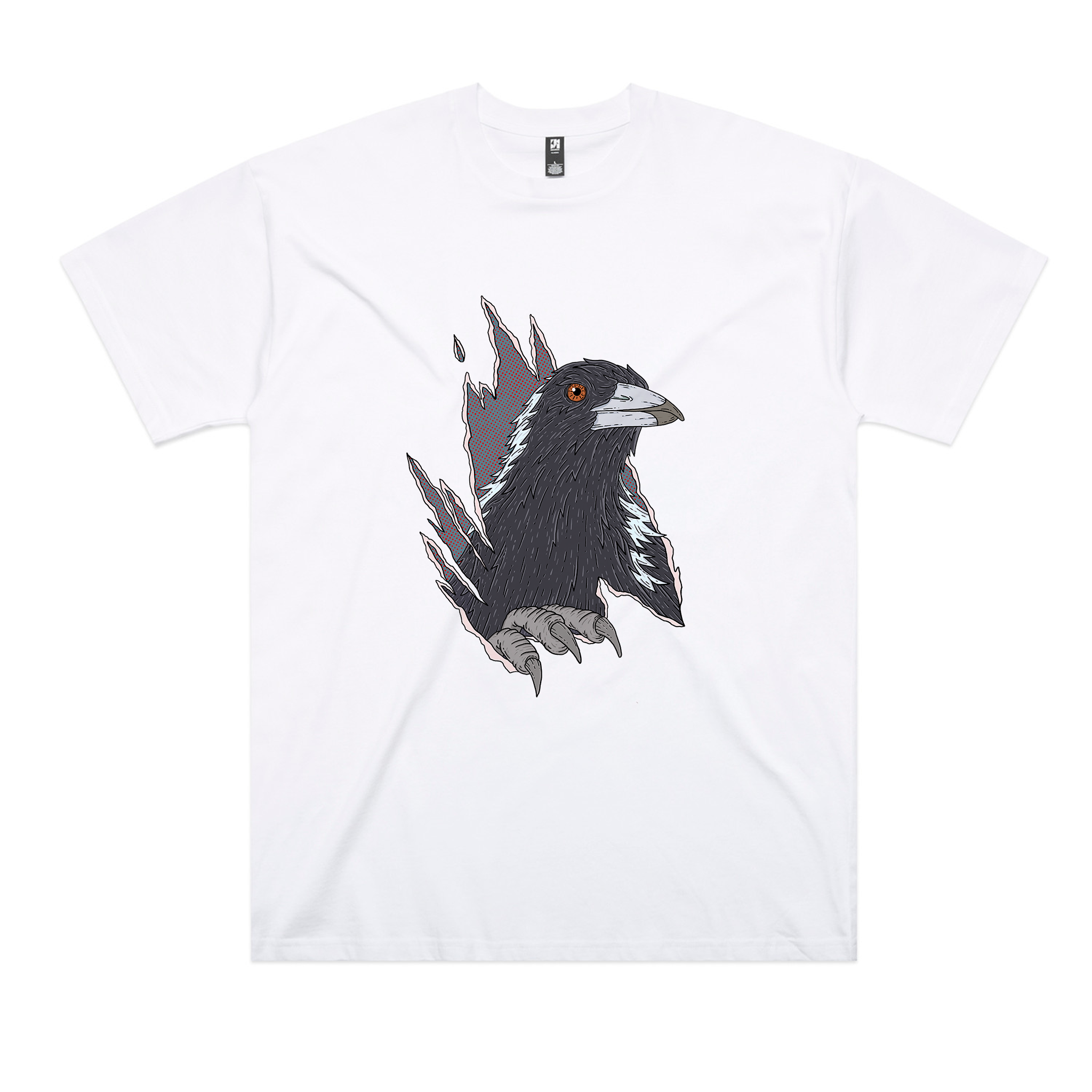 Magpie Attack Oversized Tee