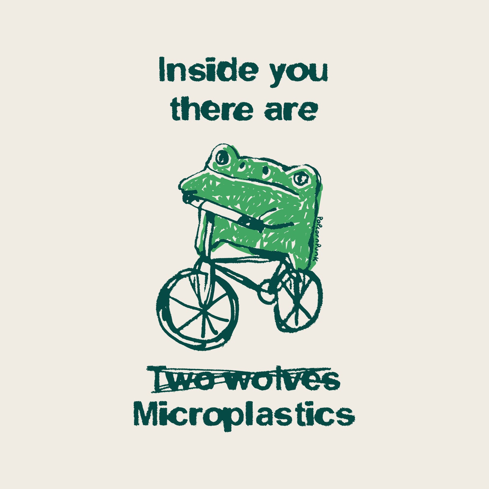 Inside Microplastics Tee
