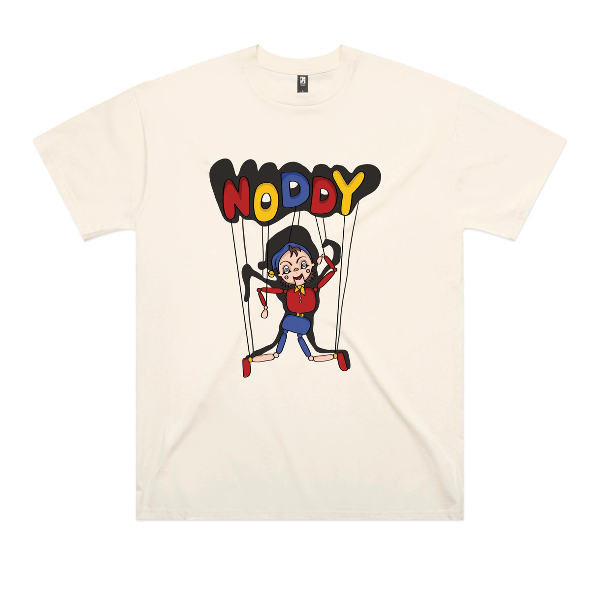 Ecru oversized t-shirt with Noddy graphic by Lonely Kids Club