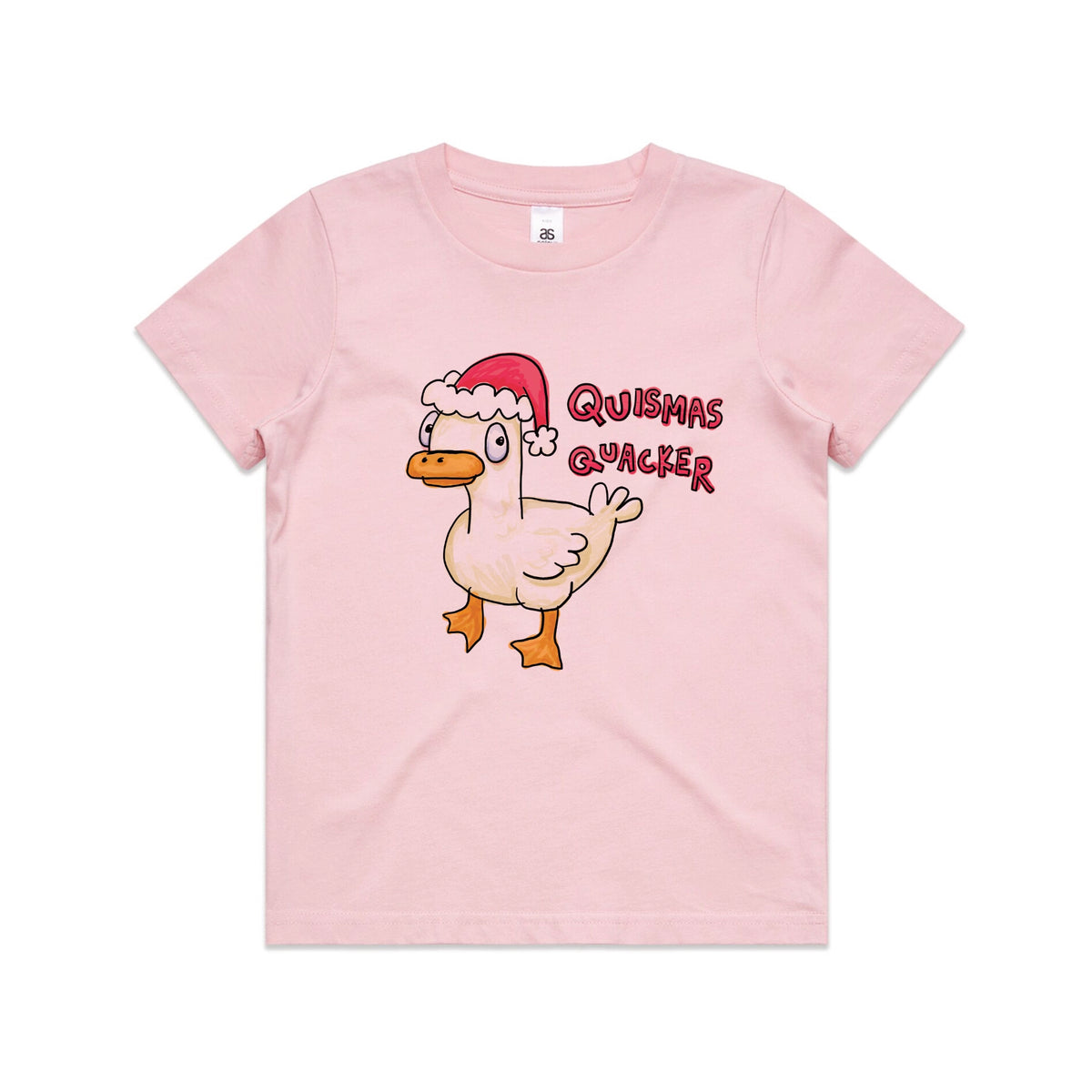 Quismas Quacker Kids t-shirt design, artwork by Claire Harrison for Lonely Kids Club