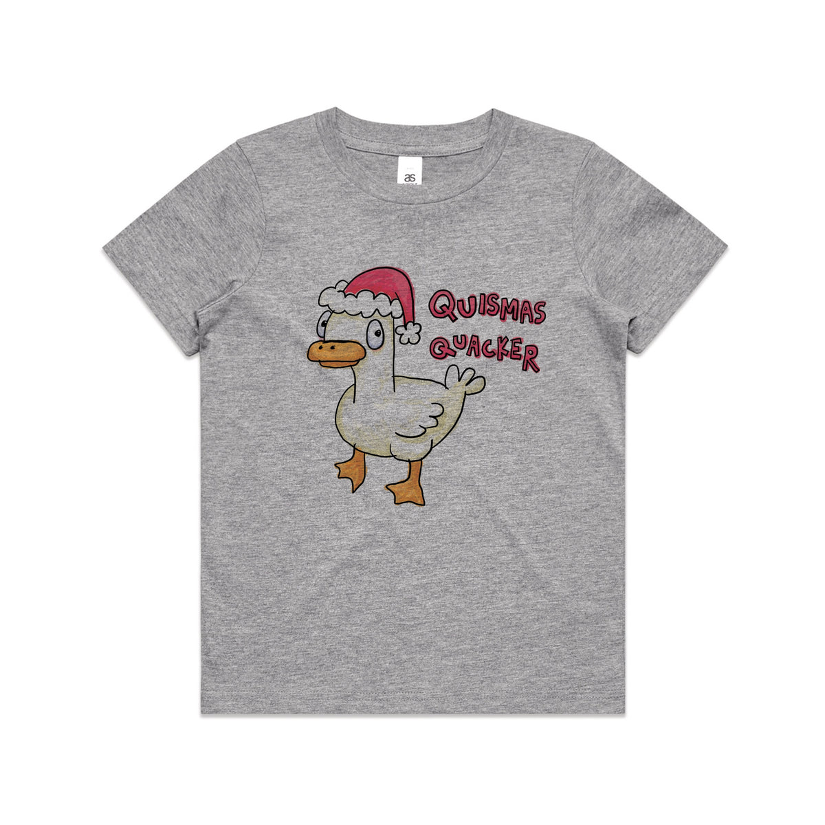 Quismas Quacker Kids t-shirt design, artwork by Claire Harrison for Lonely Kids Club
