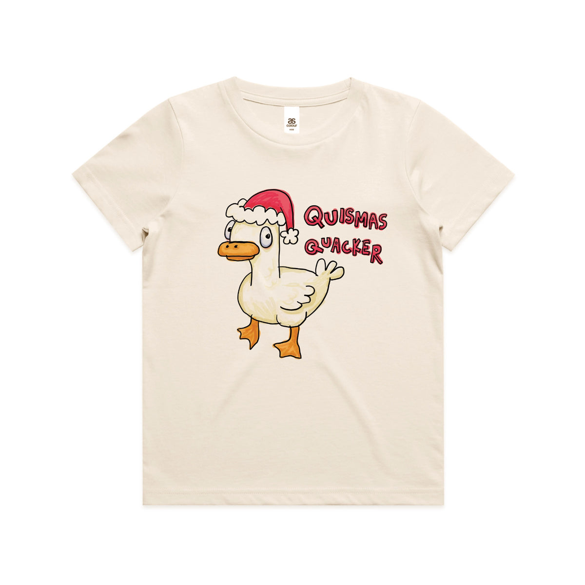 Quismas Quacker Kids t-shirt design, artwork by Claire Harrison for Lonely Kids Club