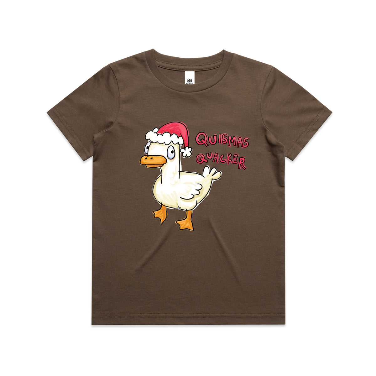 Quismas Quacker Kids t-shirt design, artwork by Claire Harrison for Lonely Kids Club
