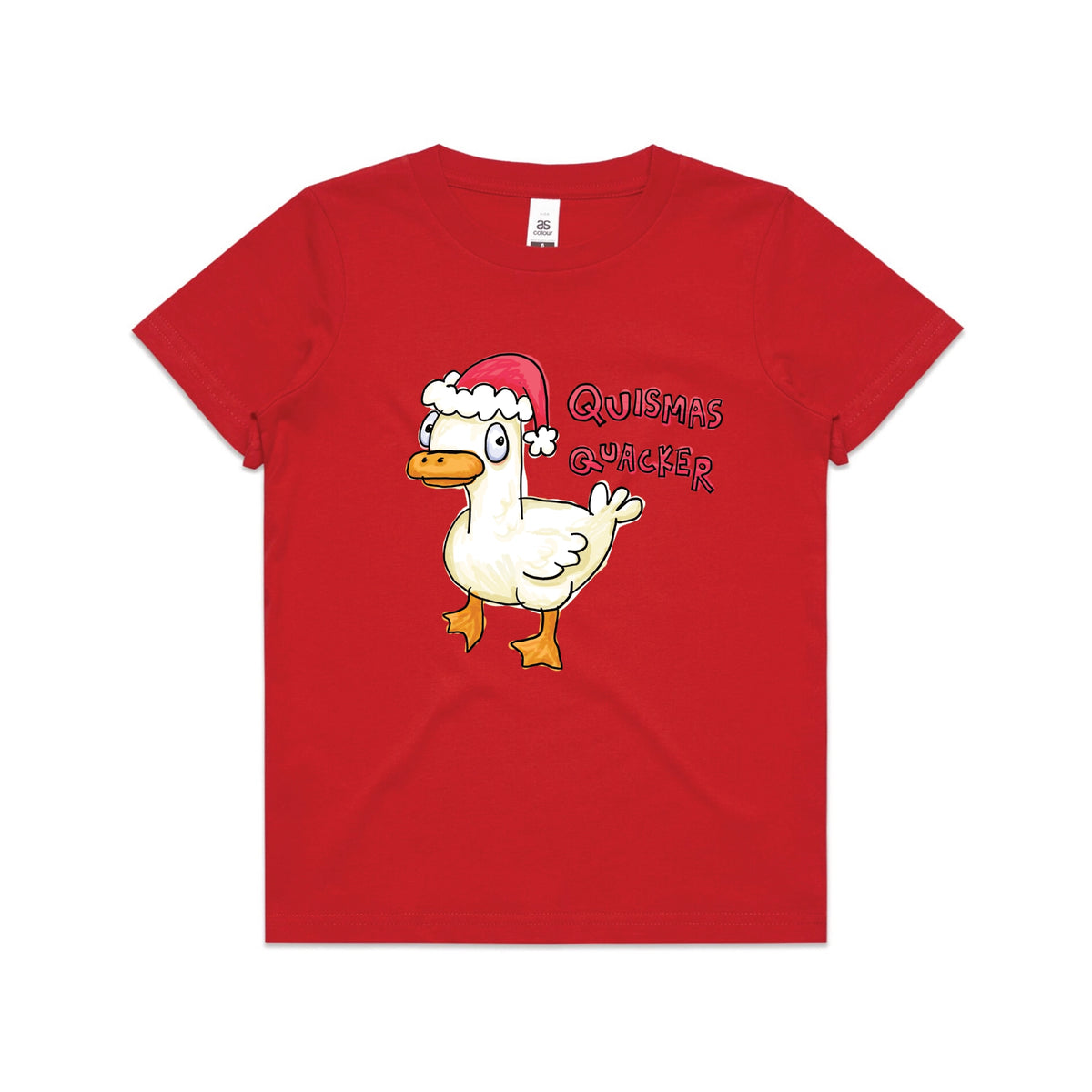 Quismas Quacker Kids t-shirt design, artwork by Claire Harrison for Lonely Kids Club