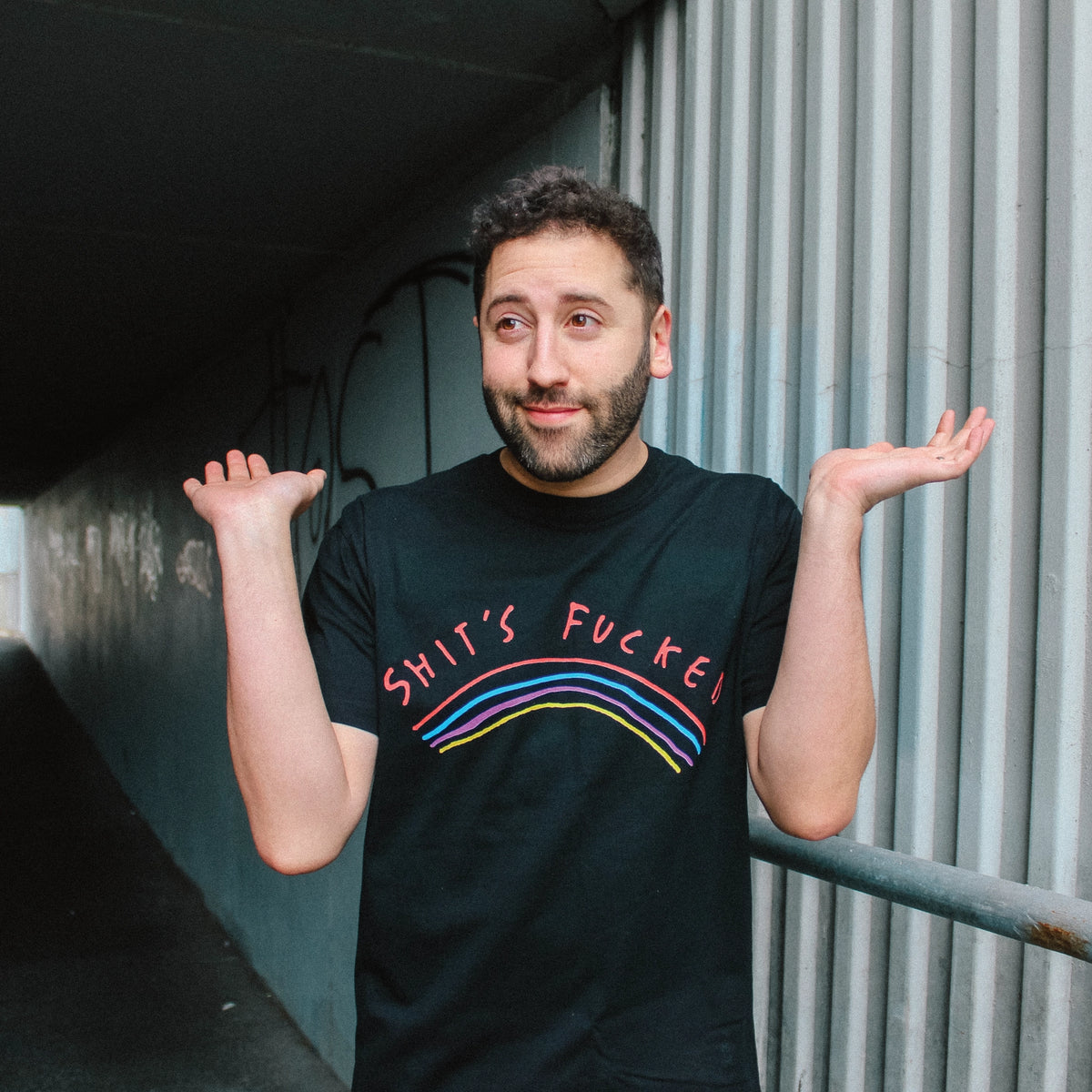 Shit's Fucked t-shirt by Lonely Kids Club