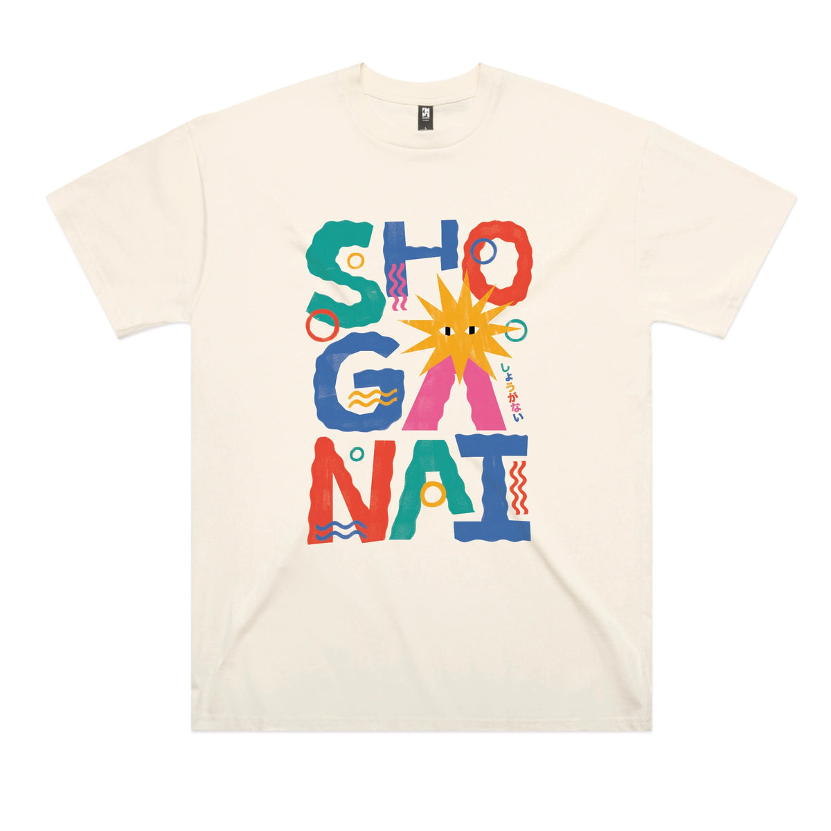 Ecru oversized t-shirt with Shoganai graphic by Lonely Kids Club