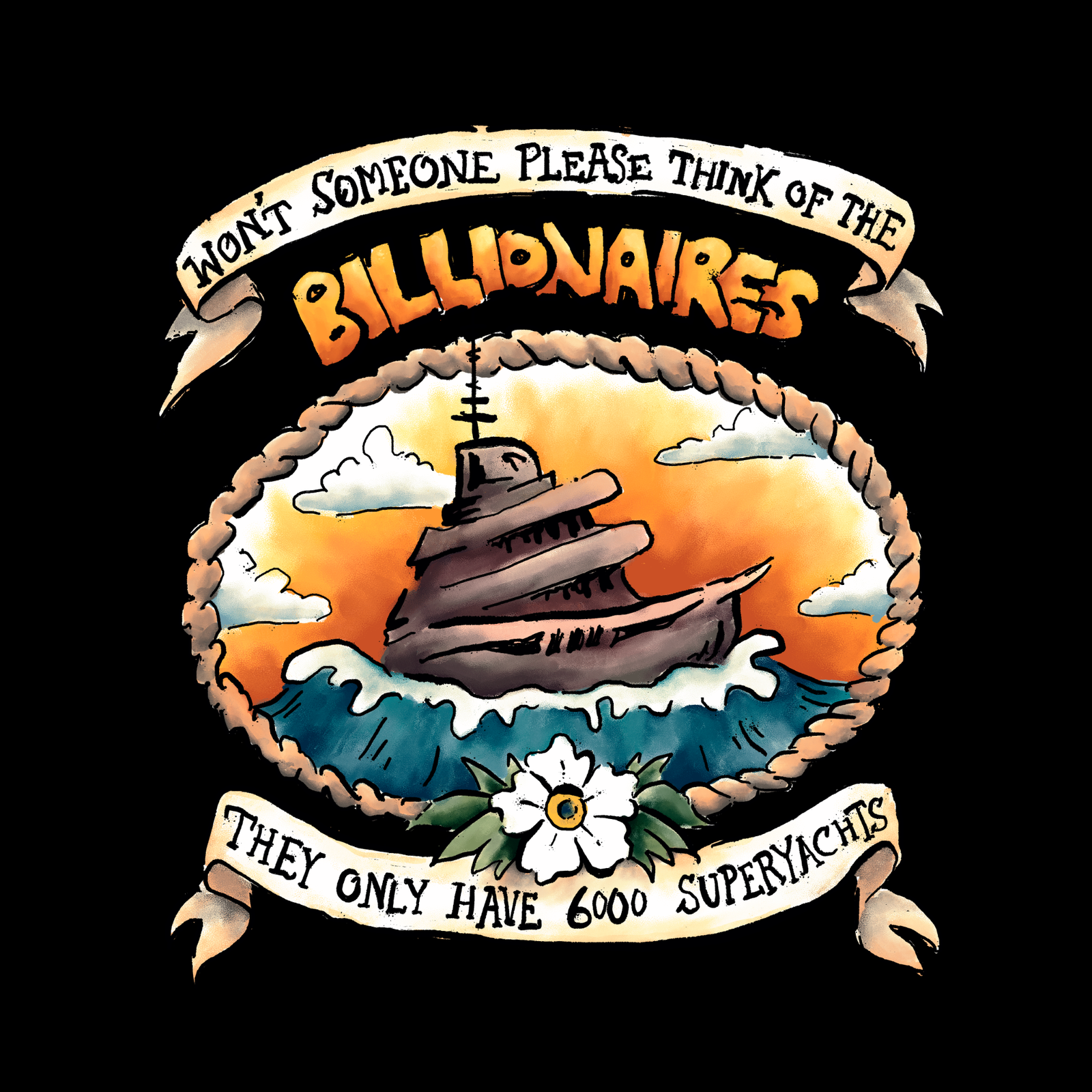 6000 Superyachts Tee