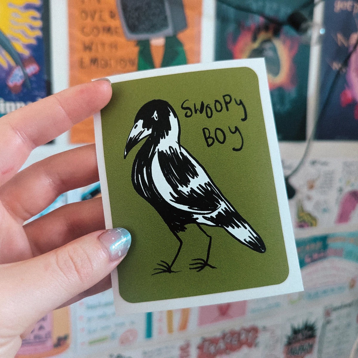 Swoopy Boy Weatherproof Sticker sticker set by Lonely Kids Club