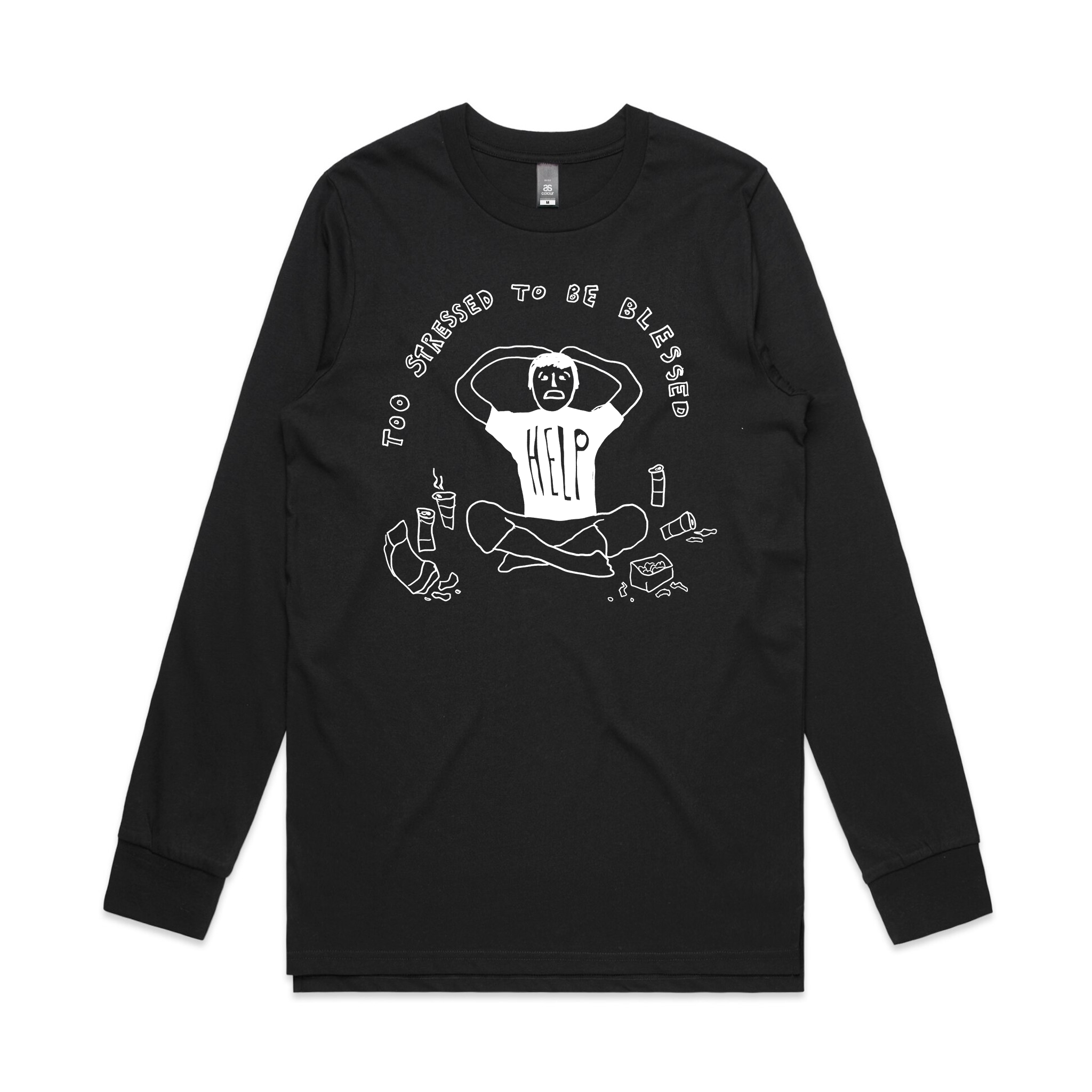 Too Stressed To Be Blessed Tee