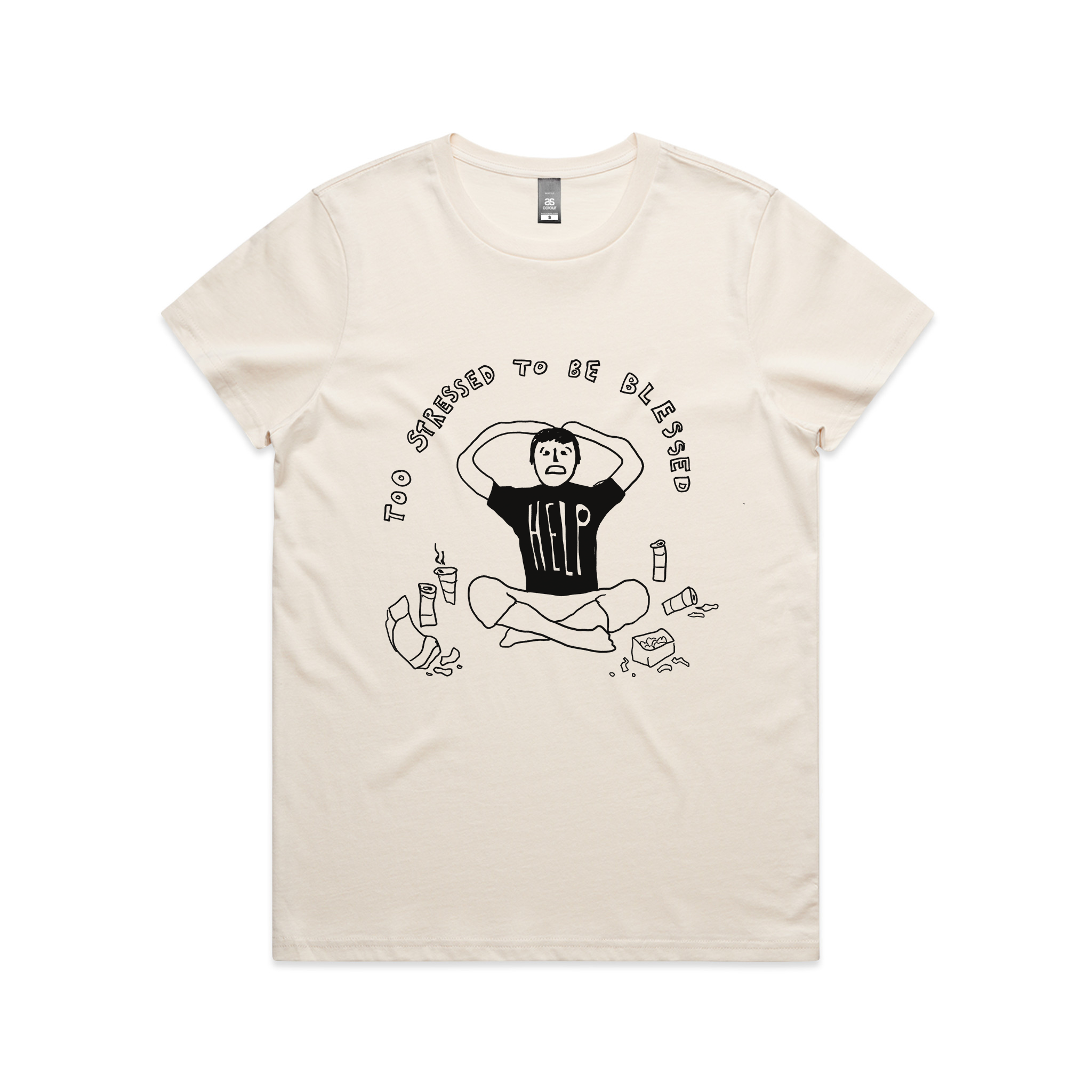 Too Stressed To Be Blessed Tee
