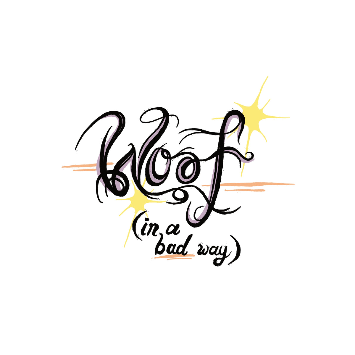 Woof t-shirt by Lonely Kids Club