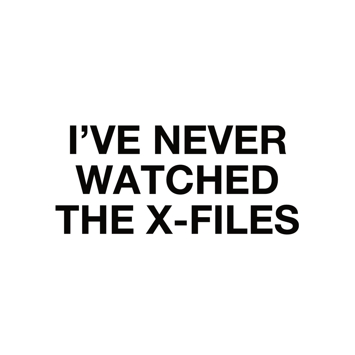 The X-Files TV t-shirt design from Lonely Kids Club