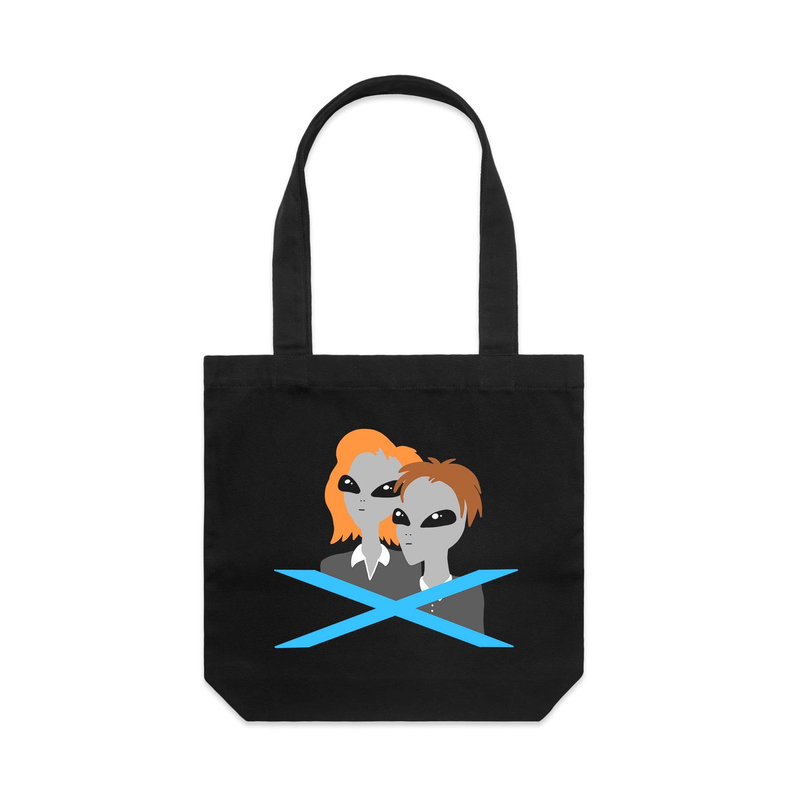 Alien Agents Tote tote bag by Lonely Kids Club