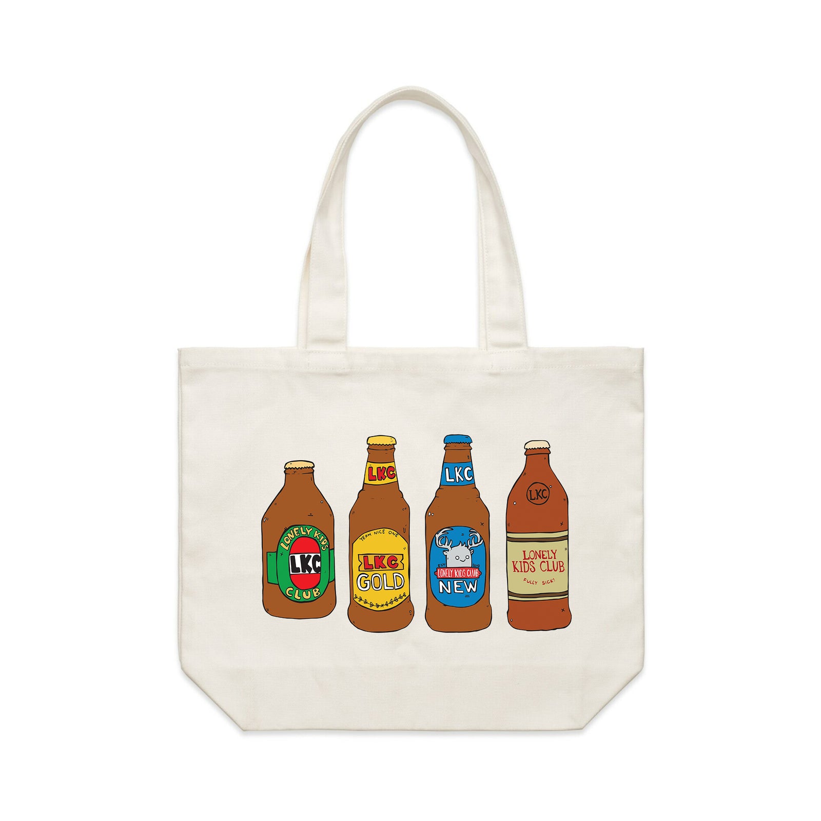Beers Tote tote bag by Lonely Kids Club