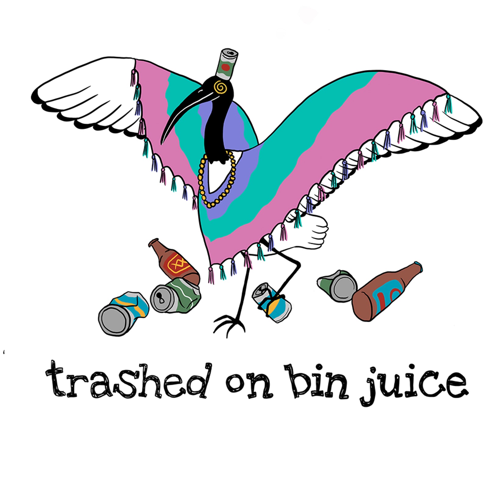 Bin Juice Tote tote bag by Lonely Kids Club