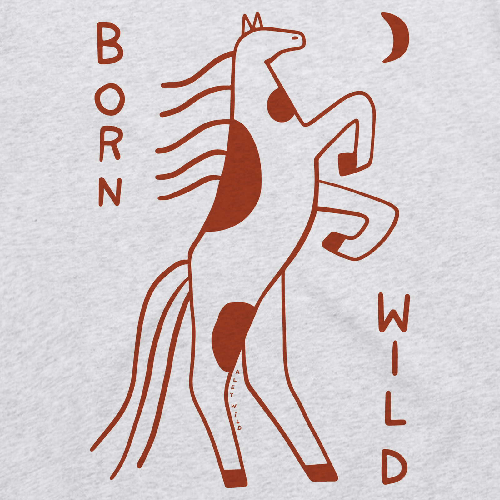 Born Wild Hoodie hoodie by Lonely Kids Club