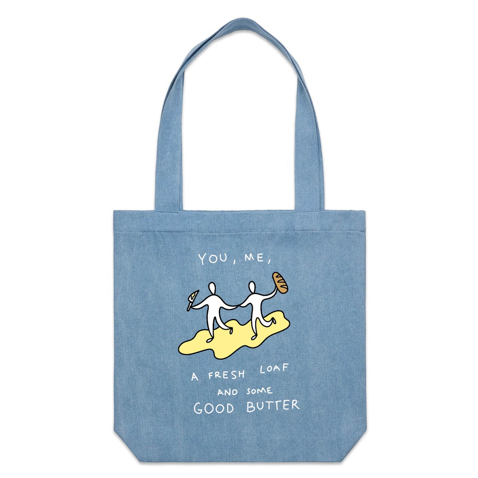 Bread & Butter Tote tote bag by Lonely Kids Club