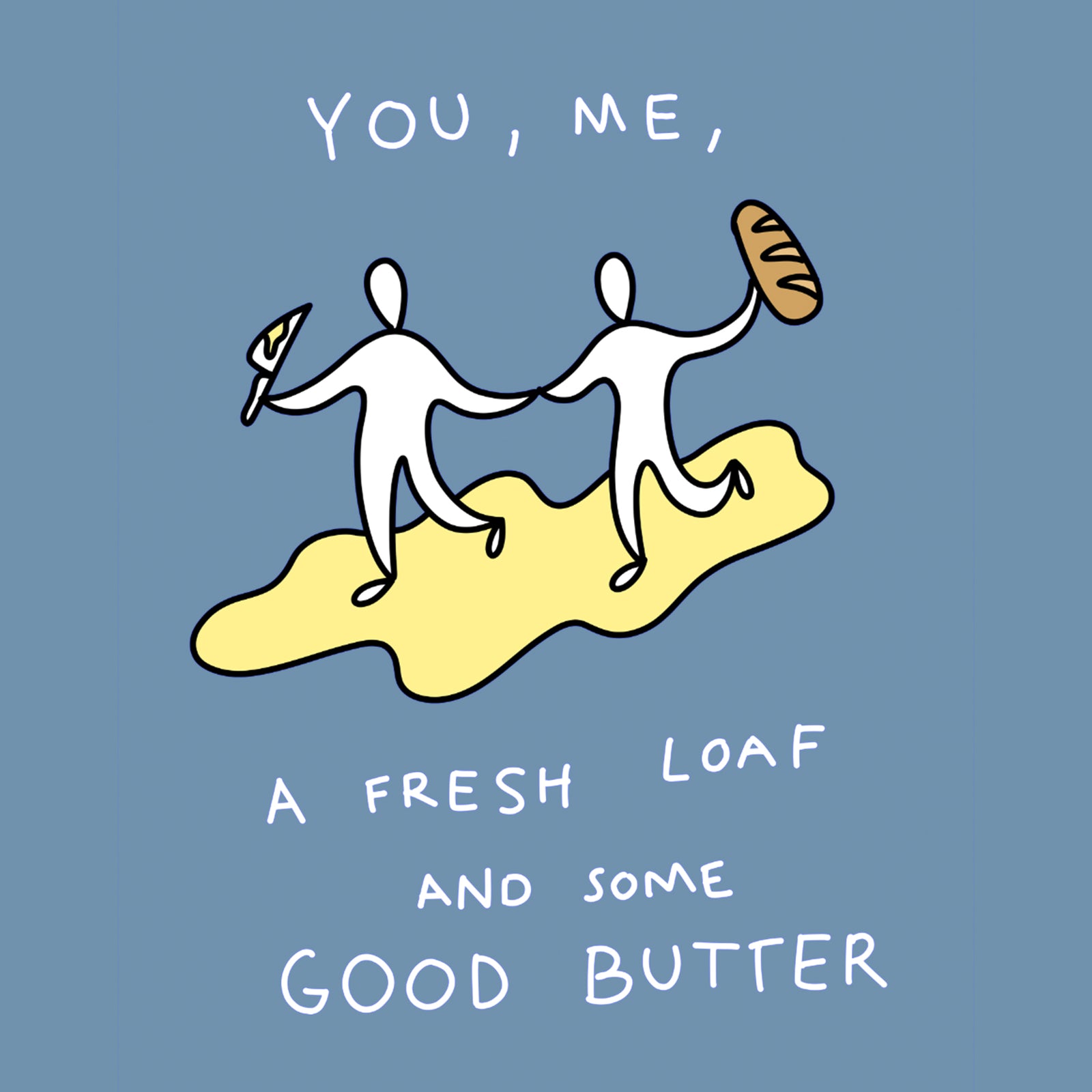 Bread & Butter Tote tote bag by Lonely Kids Club