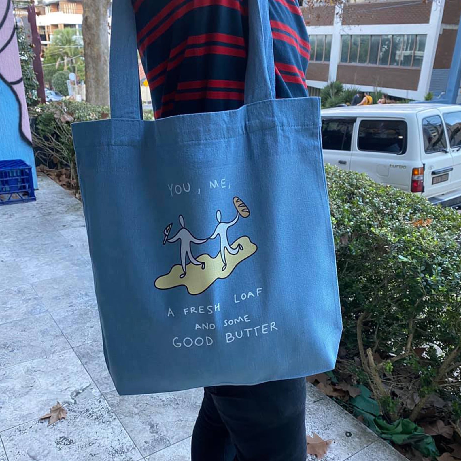 Bread & Butter Tote tote bag by Lonely Kids Club