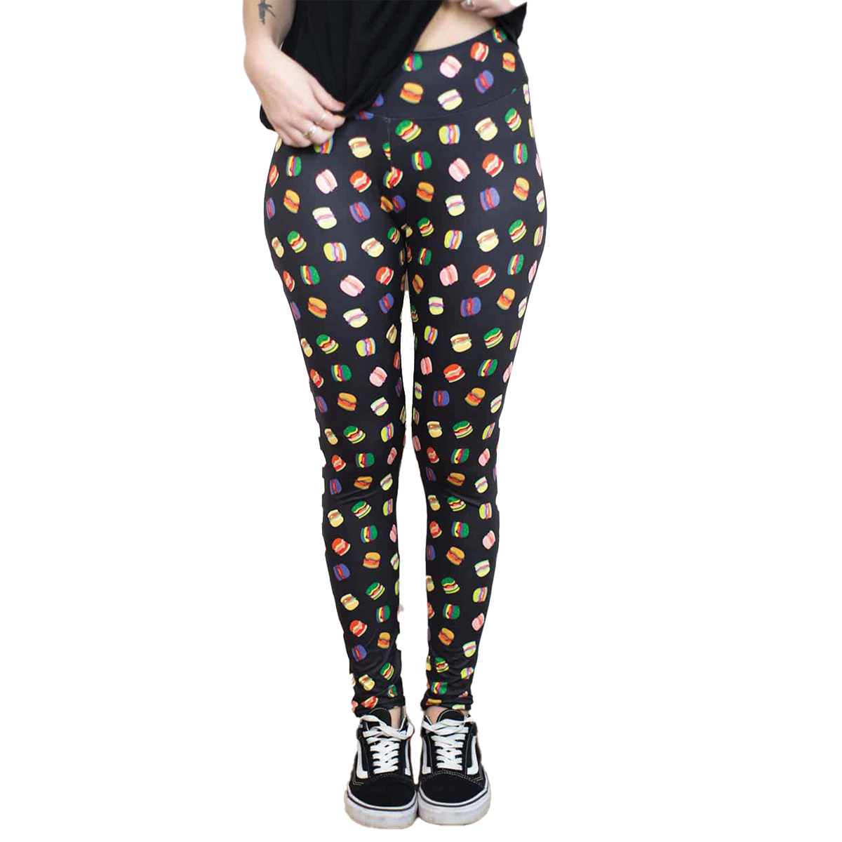 Burger Leggings t-shirt by Lonely Kids Club