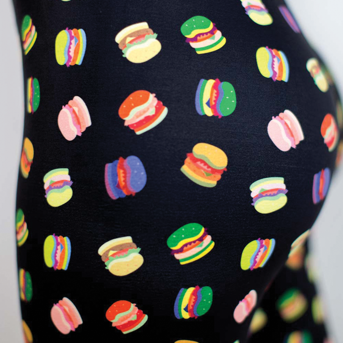 Burger Leggings t-shirt by Lonely Kids Club