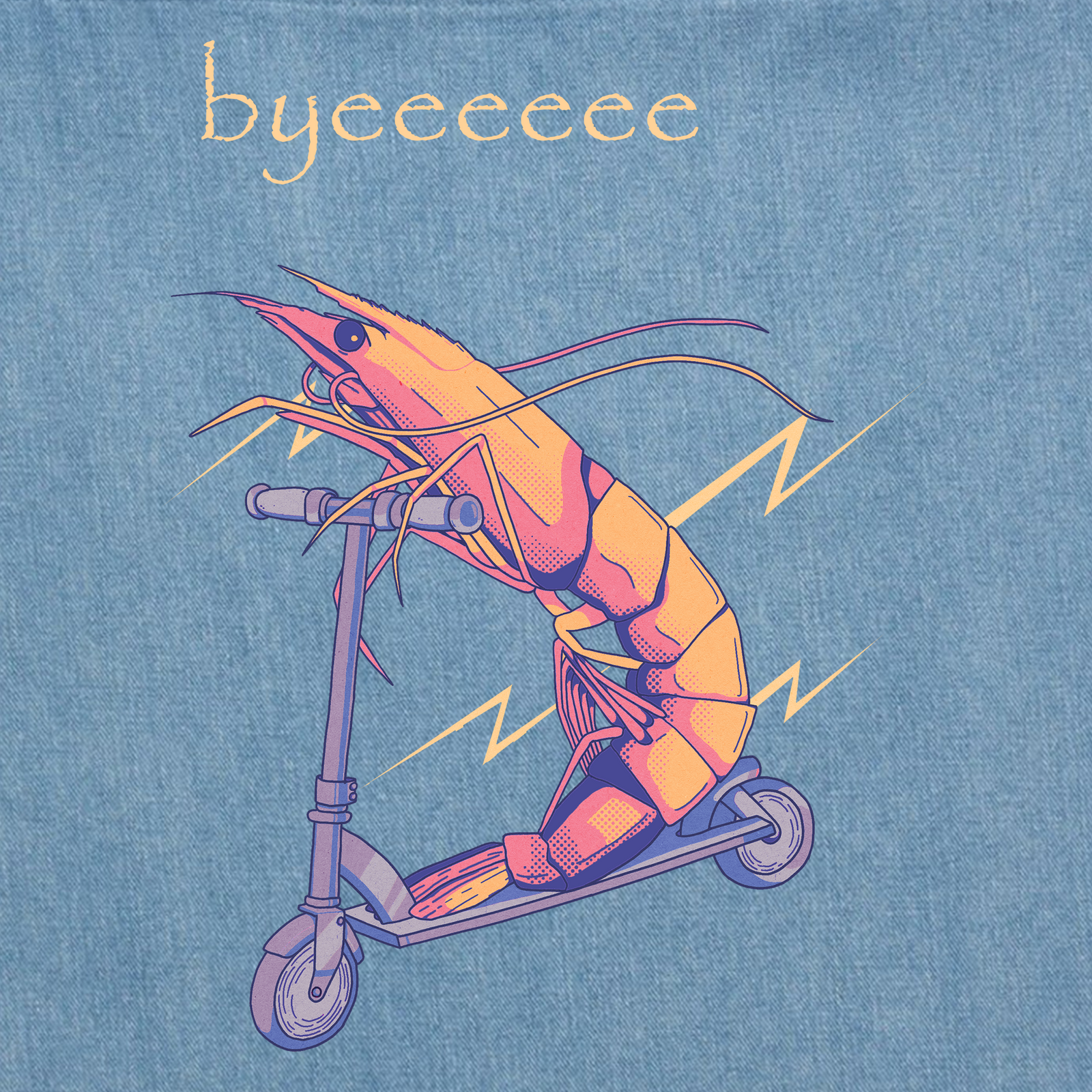 Byeeeeee Tote tote bag by Lonely Kids Club