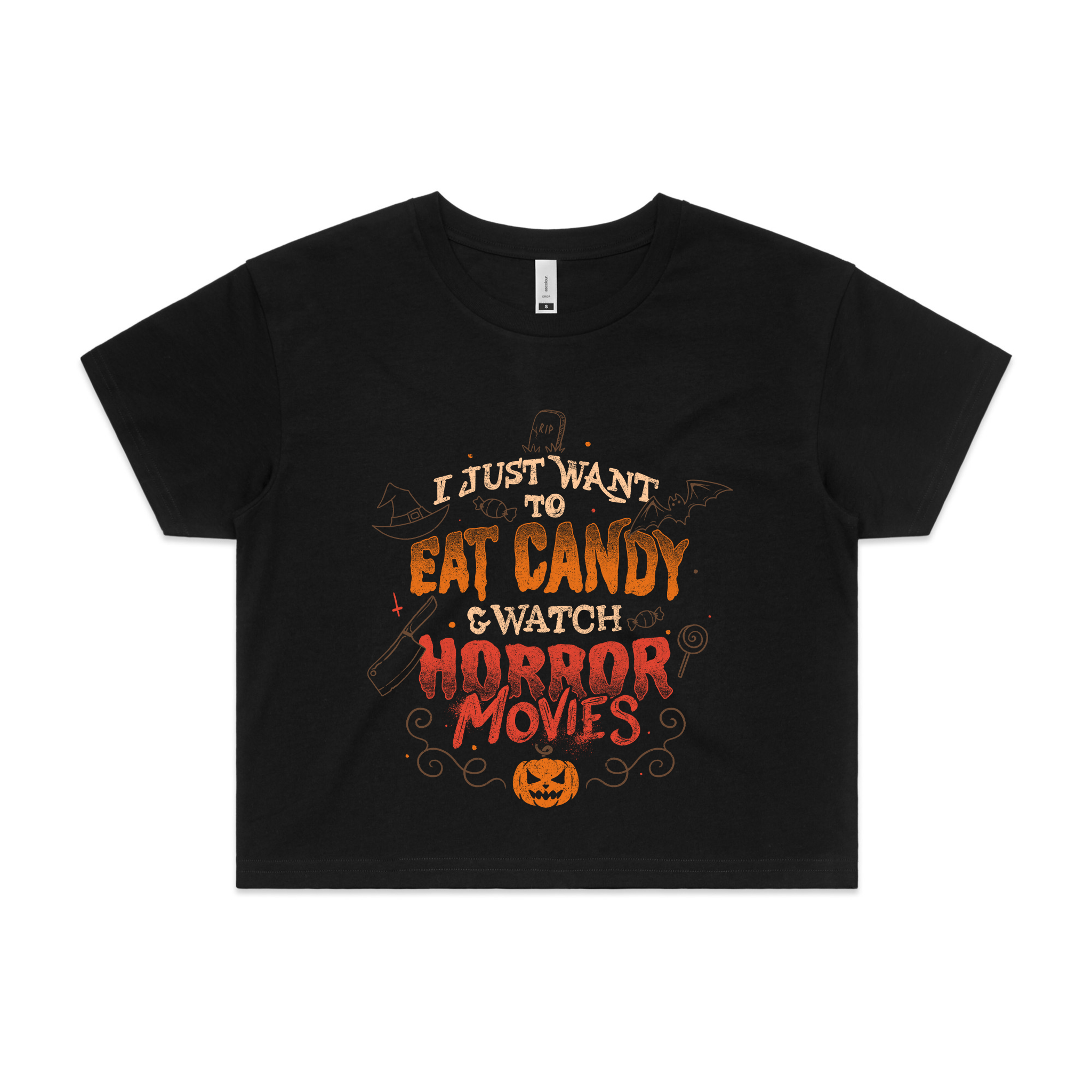 Candy & Horror Movies Tee
