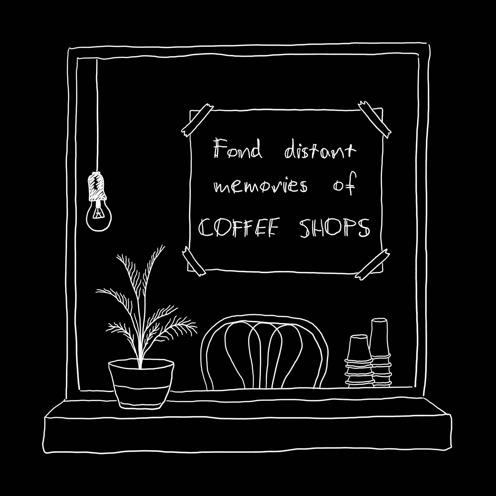 Coffee Shops t-shirt by Lonely Kids Club