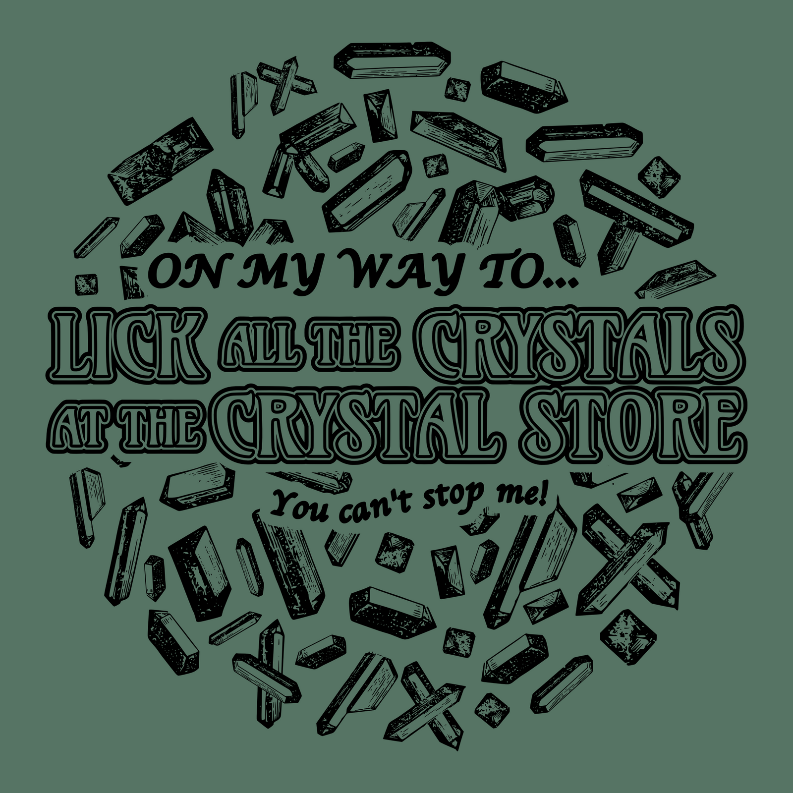 Crystal Licker Tote tote bag by Lonely Kids Club