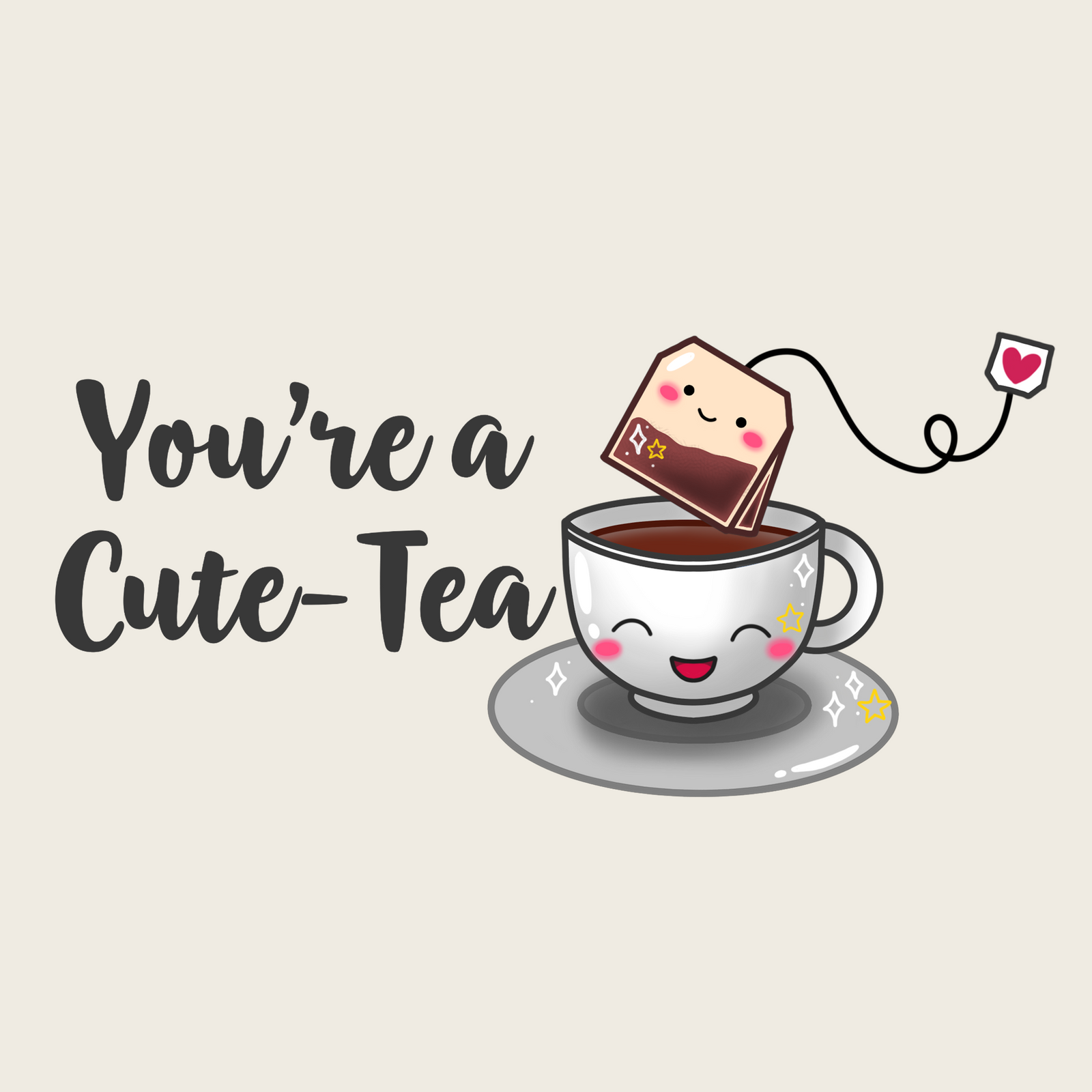 Cute-Tea Tote tote bag by Lonely Kids Club